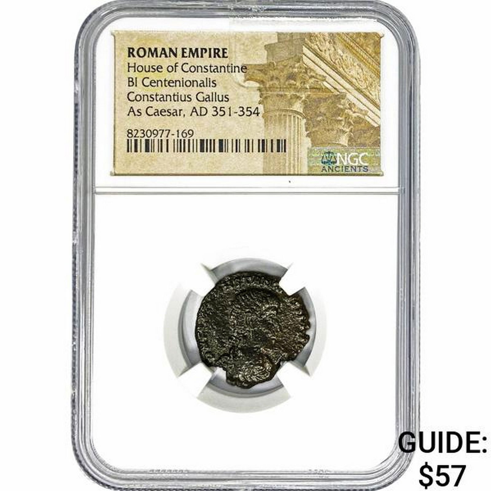 Roman Constantius Gallus 351-354 BI Centenionalis NGC (1 of 2)