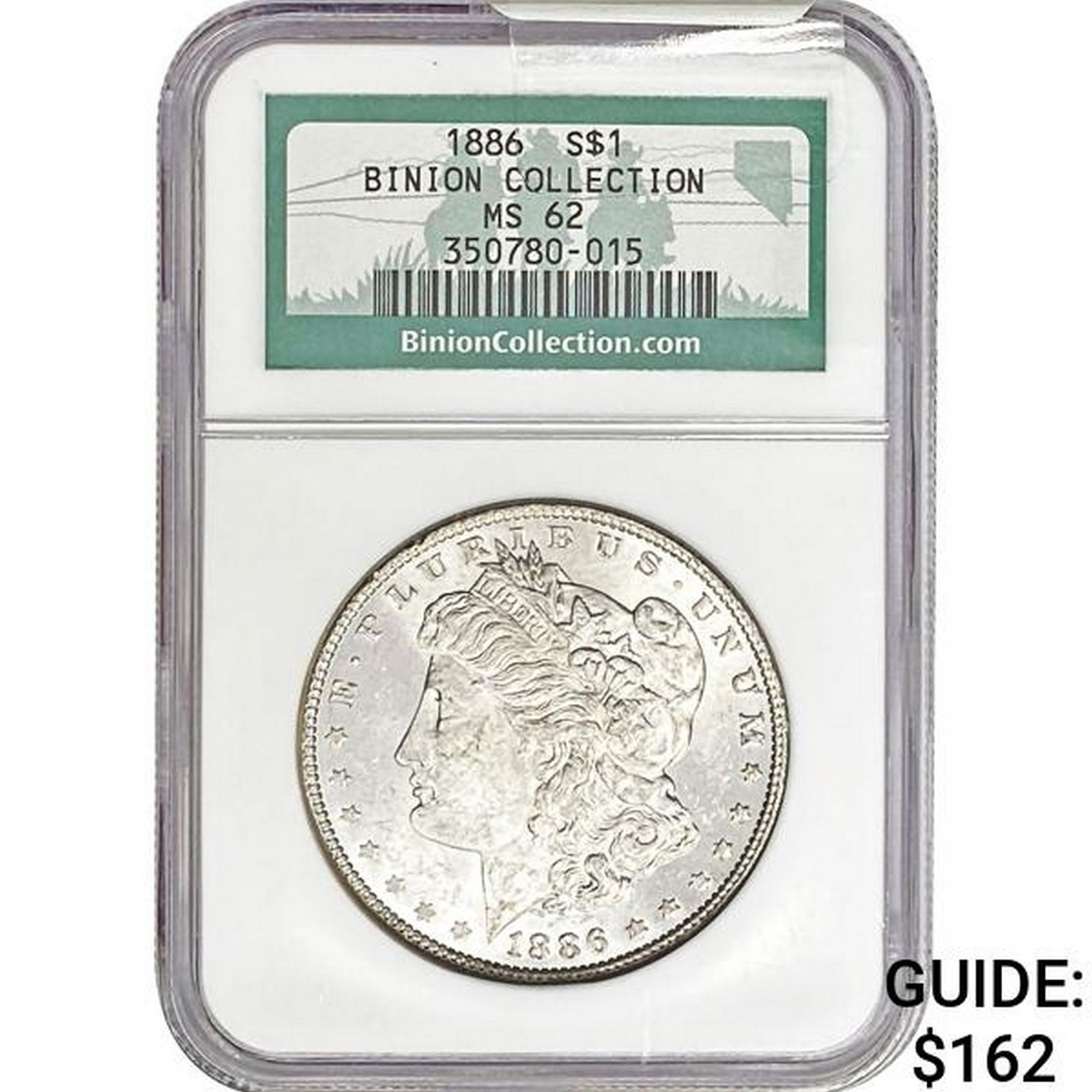1886 Morgan Silver Dollar Binion MS62 (1 of 2)