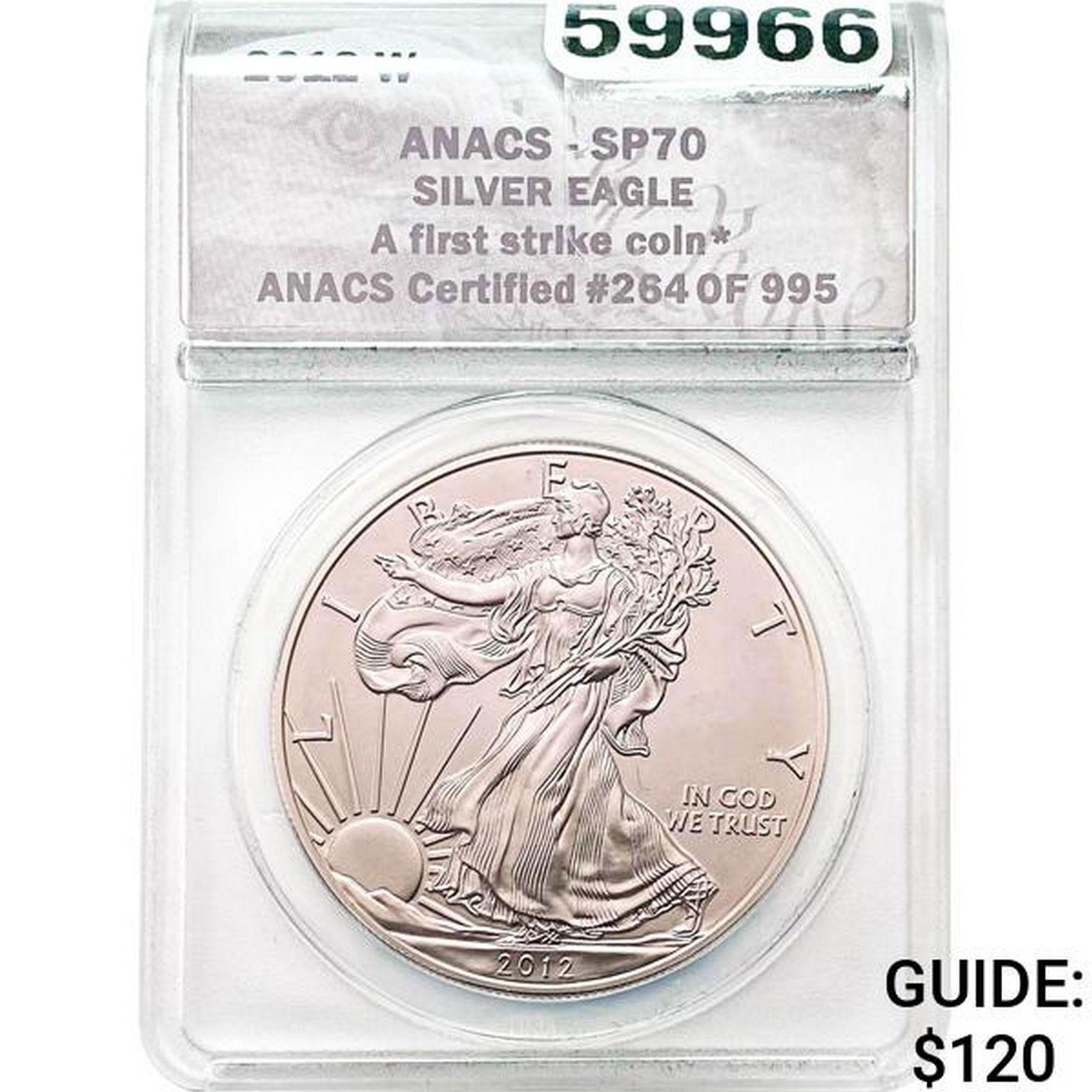2012-W Silver Eagle ANACS SP70 (1 of 2)
