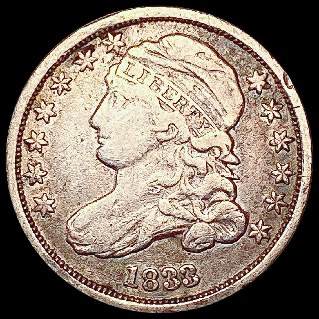 1833 Capped Bust Dime LIGHTLY CIRCULATED (1 of 2)