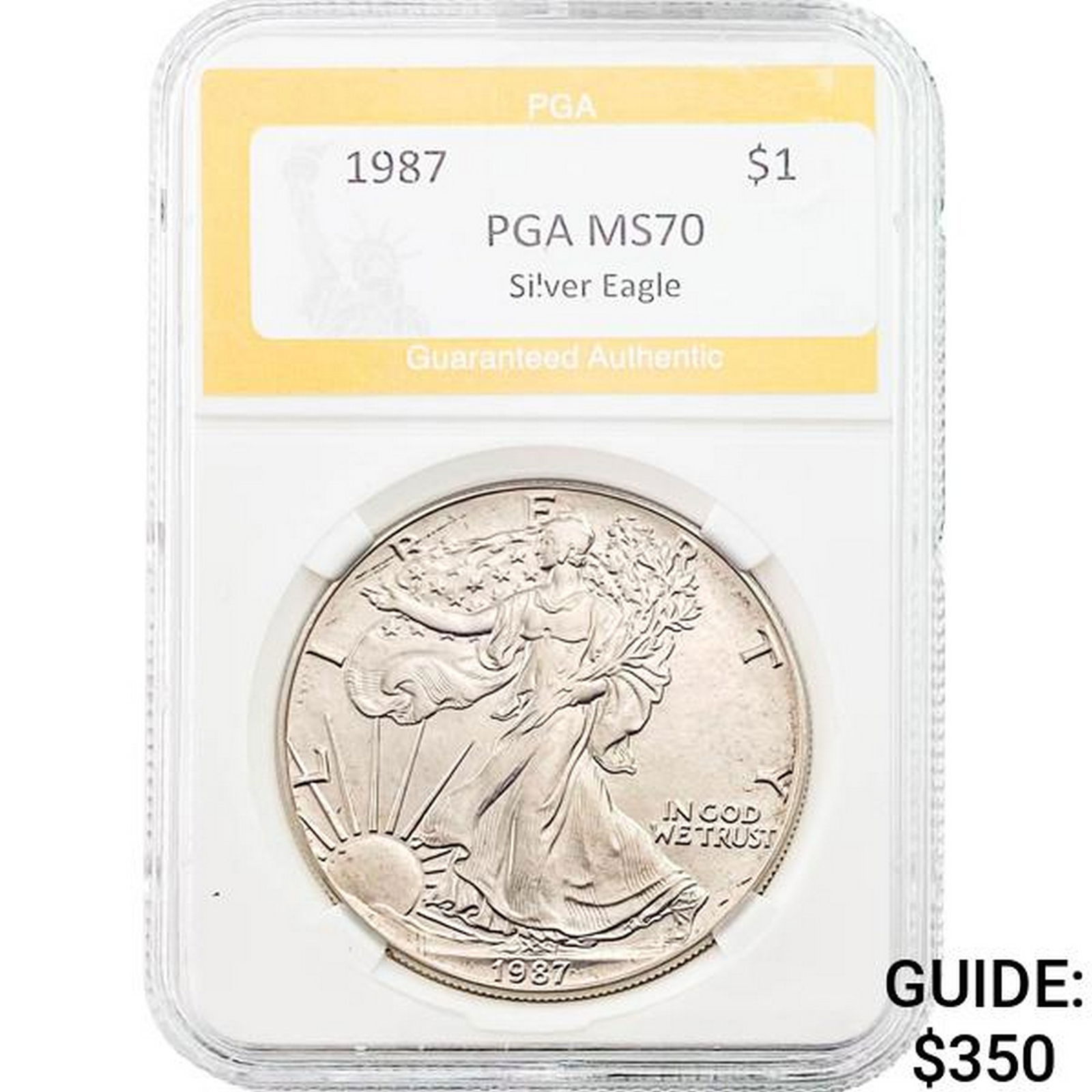 1987 $1 Silver Eagle PGA MS70 (1 of 2)
