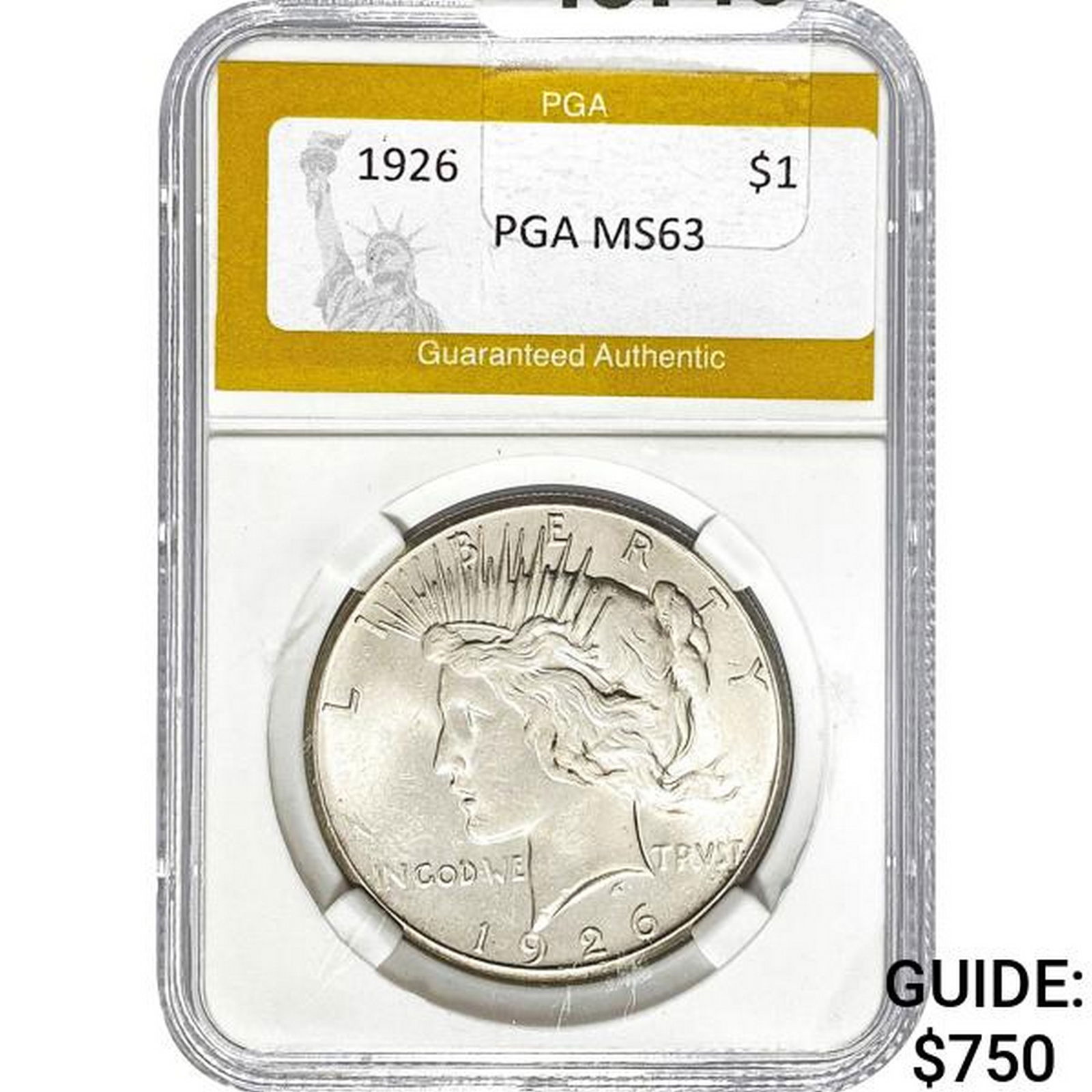 1926 Peace Dollar PGA MS63 (1 of 2)