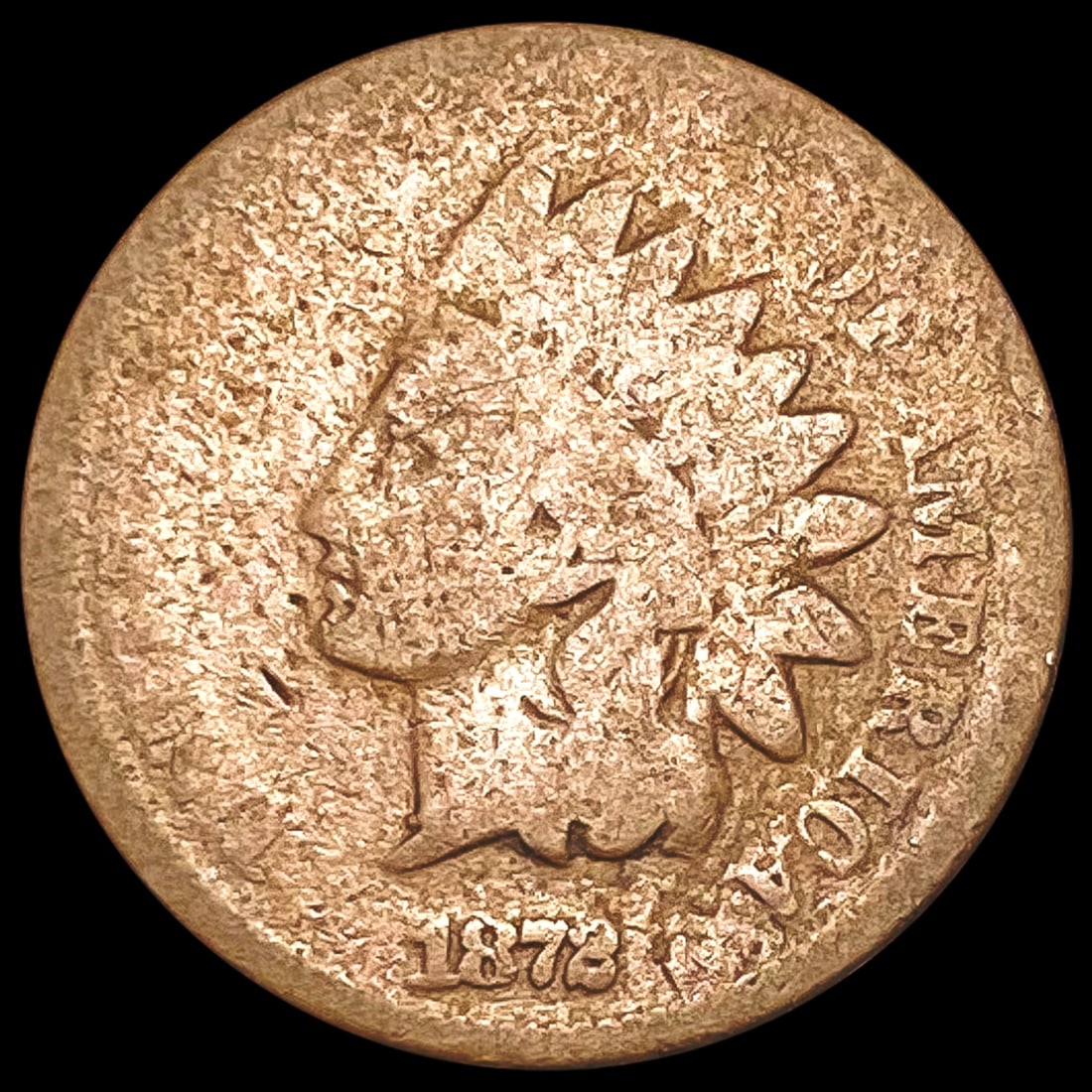 1872 Indian Head Cent NICELY CIRCULATED (1 of 2)