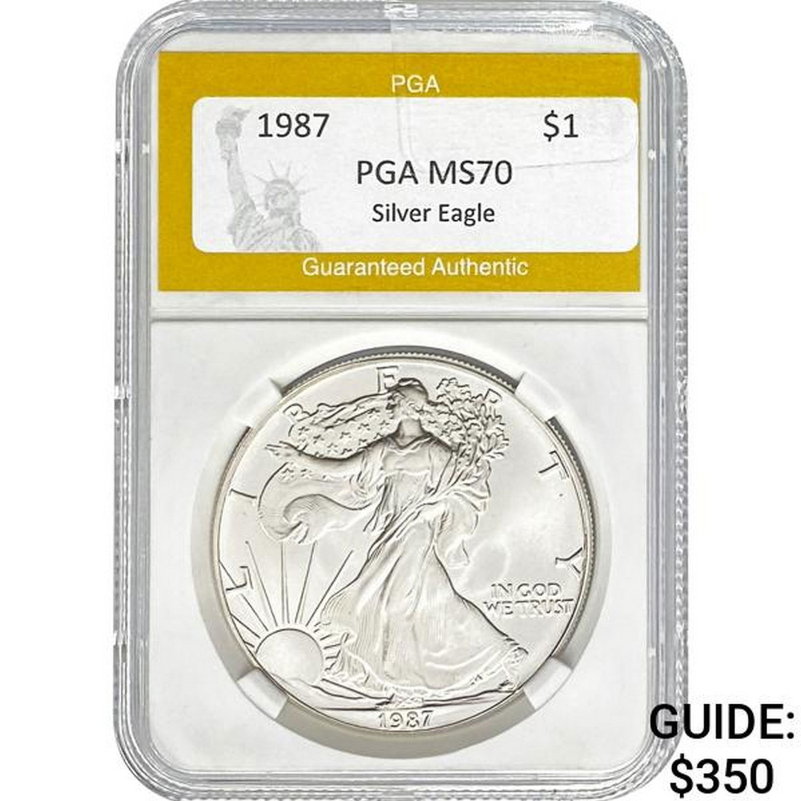 1987 Silver Eagle PGA MS70 (1 of 2)