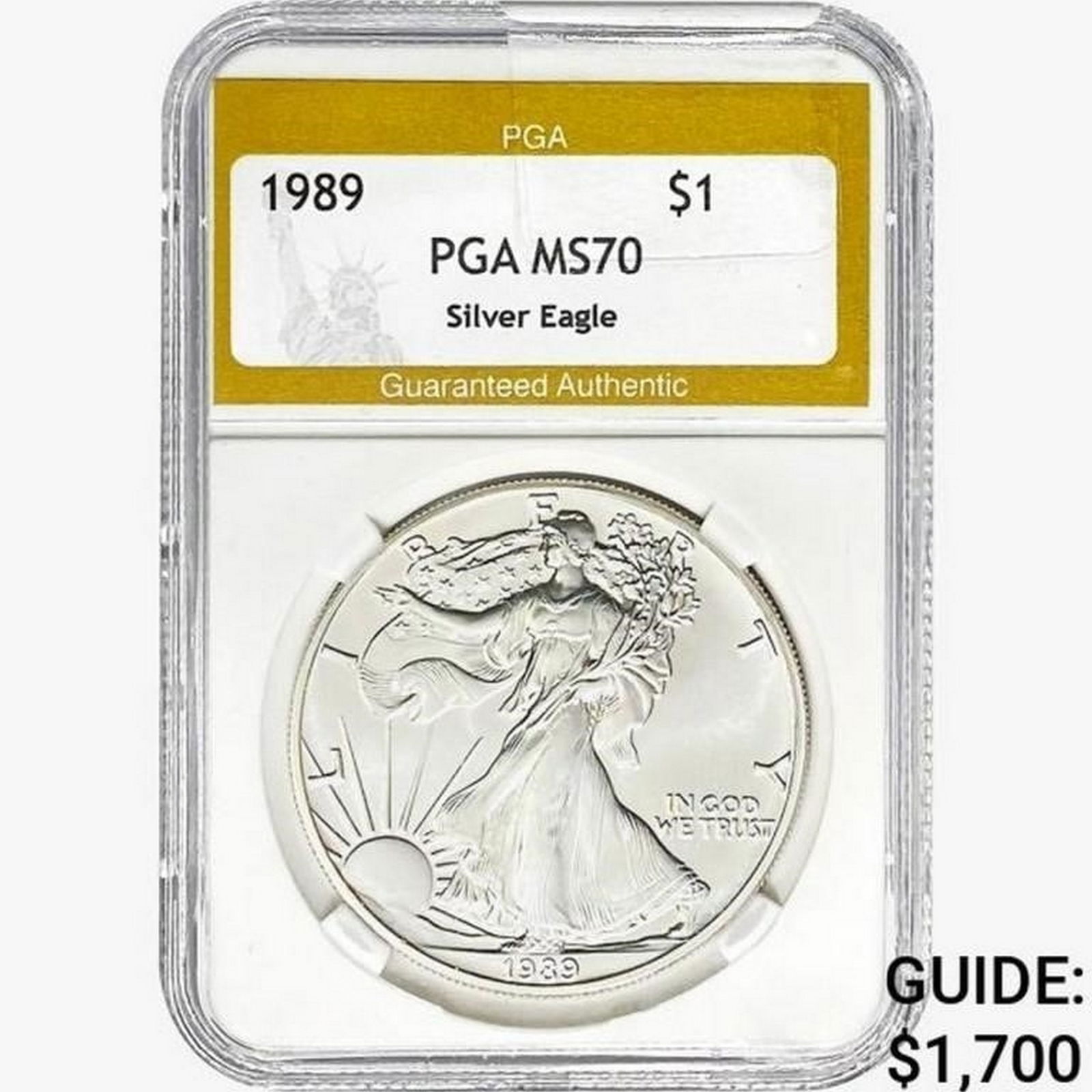 1989 American Silver Eagle PGA MS70 (1 of 2)