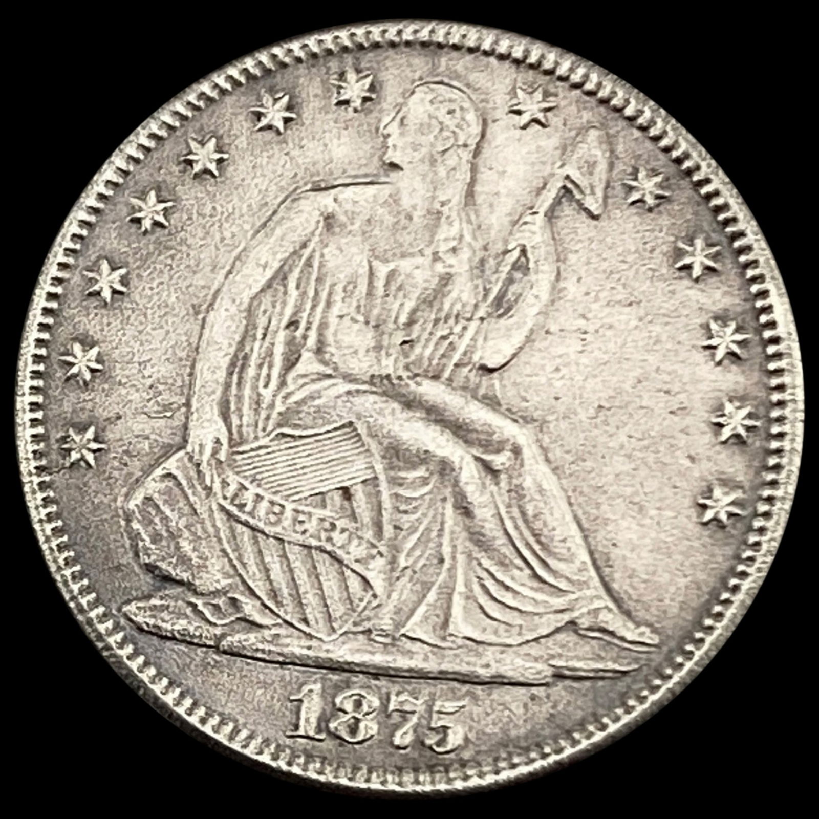 1875 Seated Liberty Half Dollar HIGH GRADE HIGH GRADE (1 of 2)