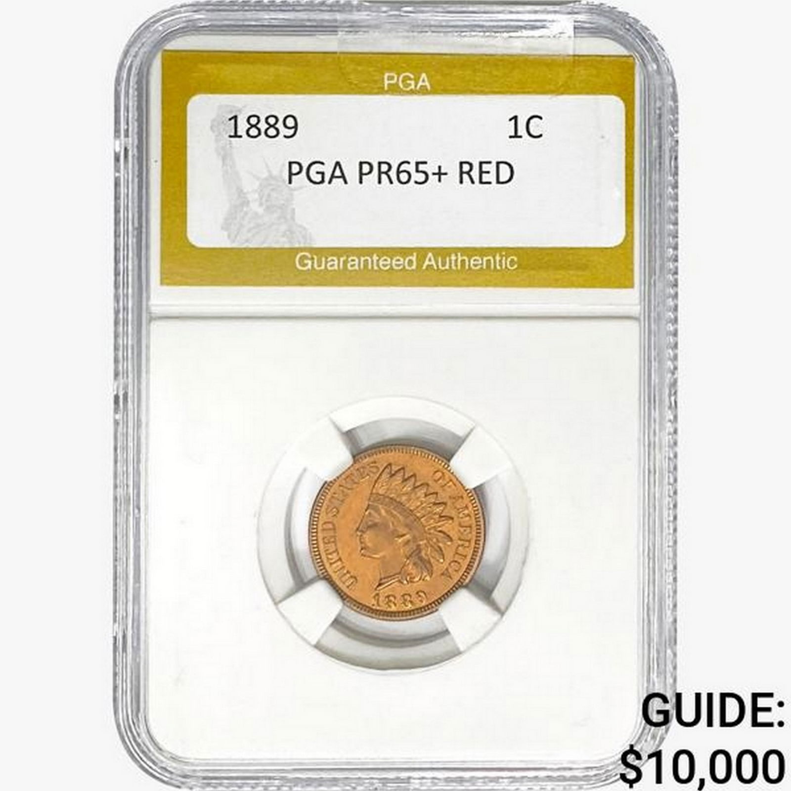 1889 Indian Head Cent PGA PR65+ RED (1 of 2)