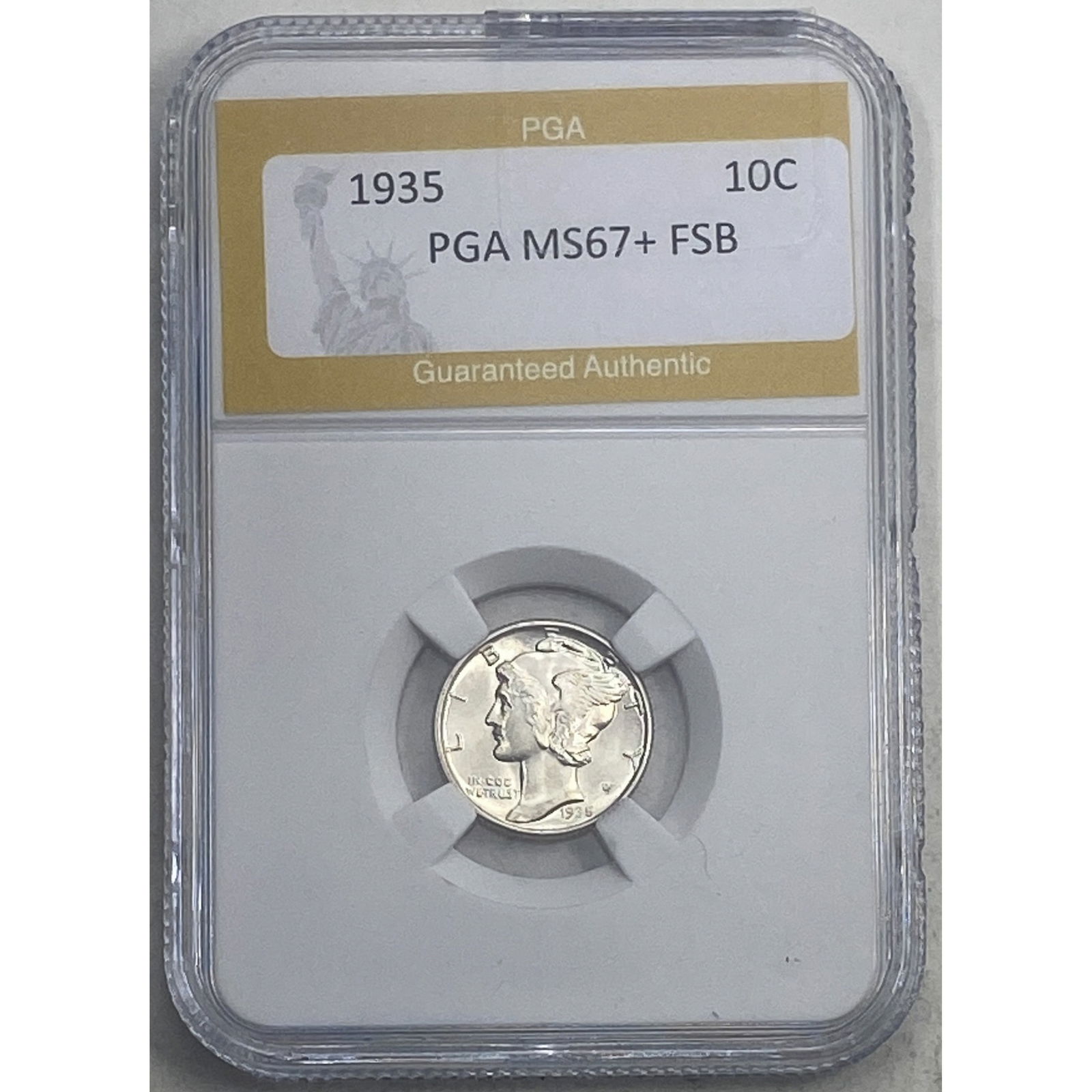 1935 Mercury Dime PGA MS67+ FSB (1 of 2)