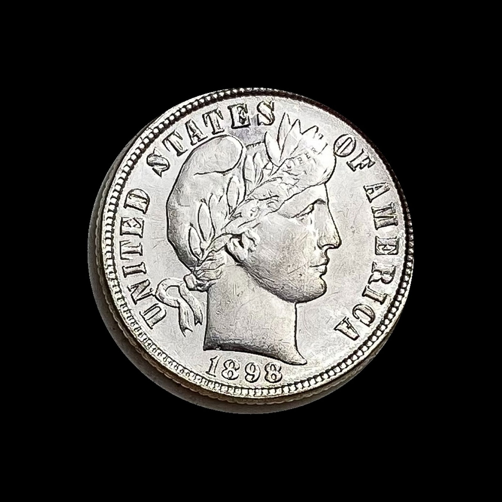 1898-O Silver Barber Dime UNCIRCULATED (1 of 2)