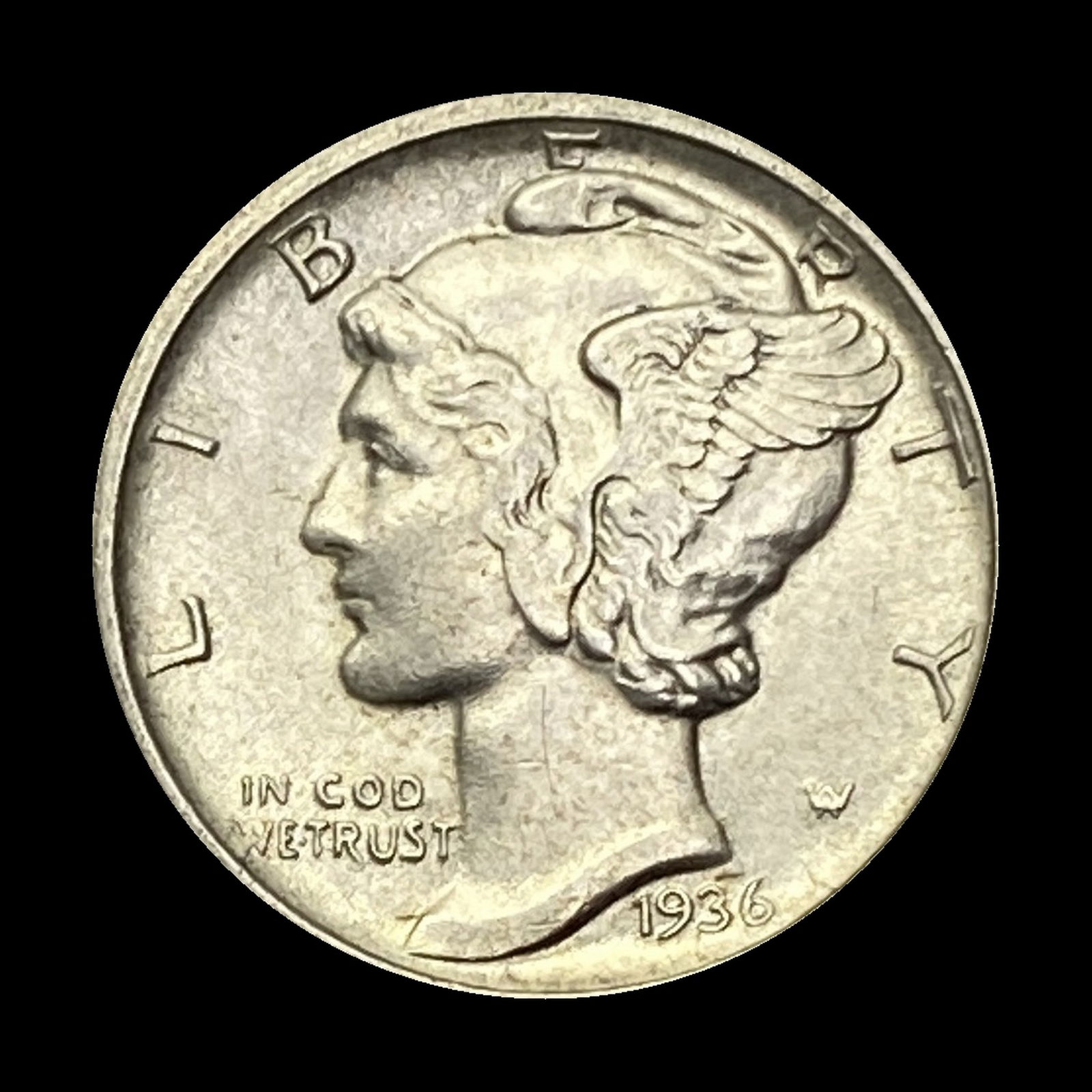 1936-D Mercury Dime UNCIRCULATED (1 of 2)