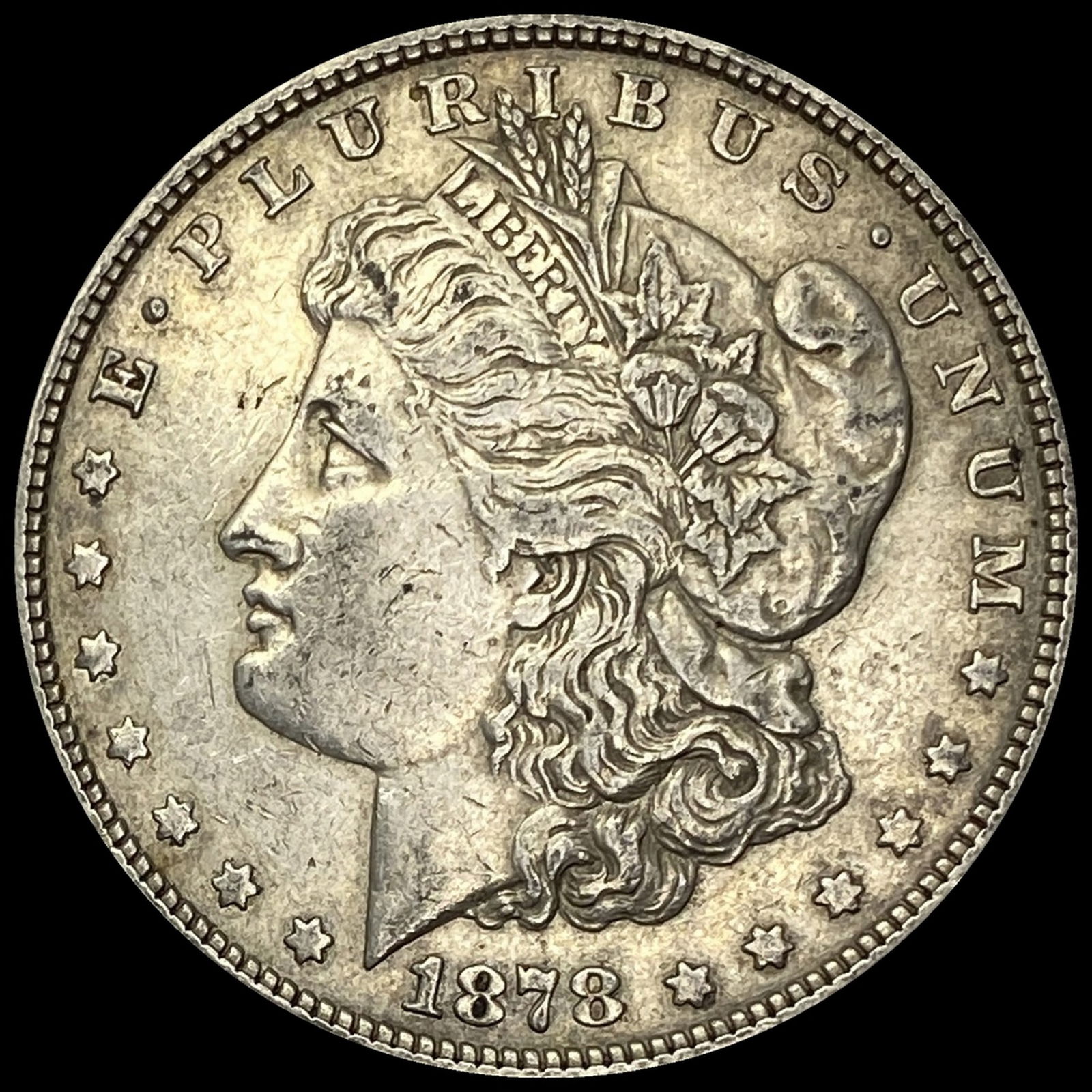 1878 8TF Silver Morgan Dollar CLOSELY UNCIRCULATED (1 of 2)