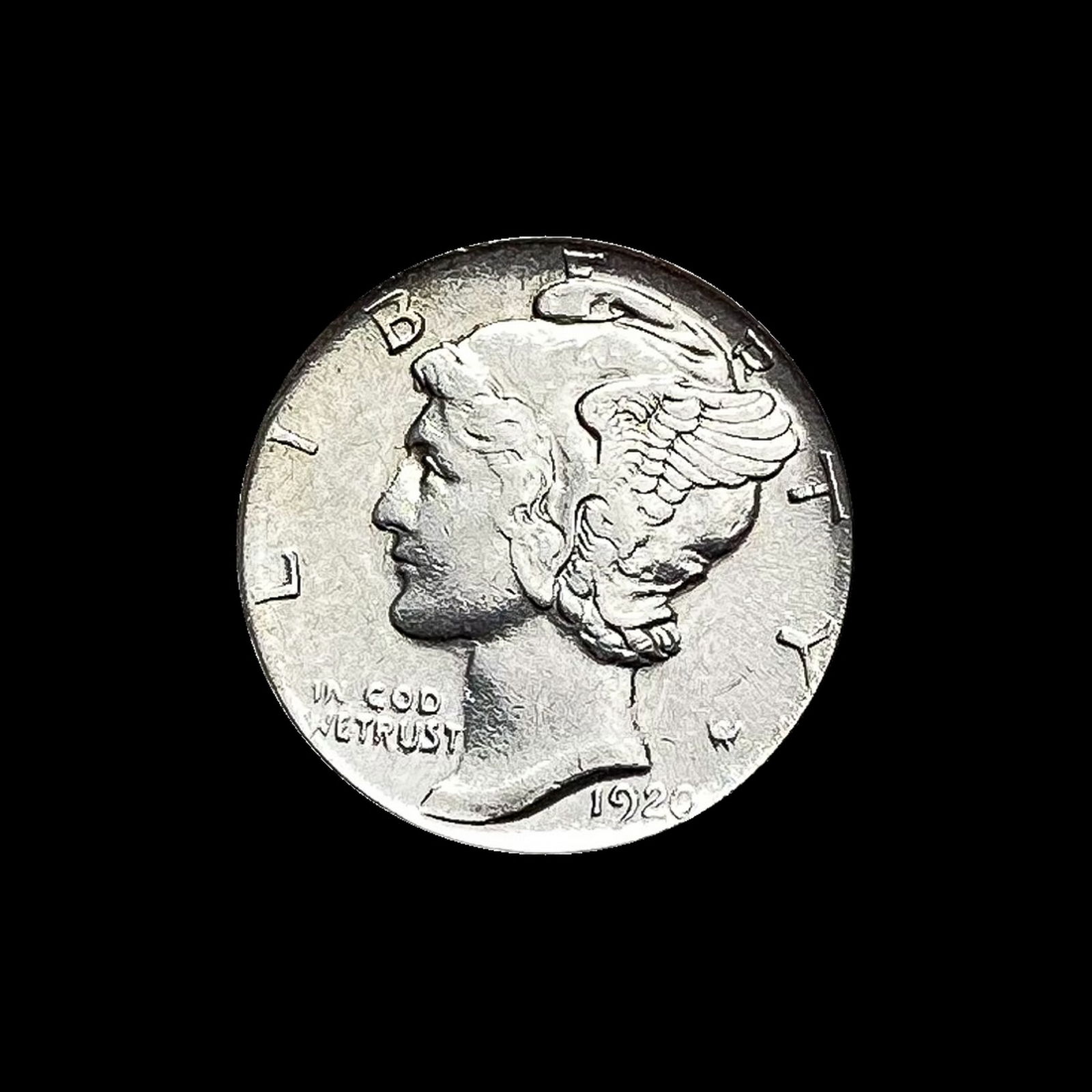 1920-S Silver Mercury Dime UNCIRCULATED (1 of 2)