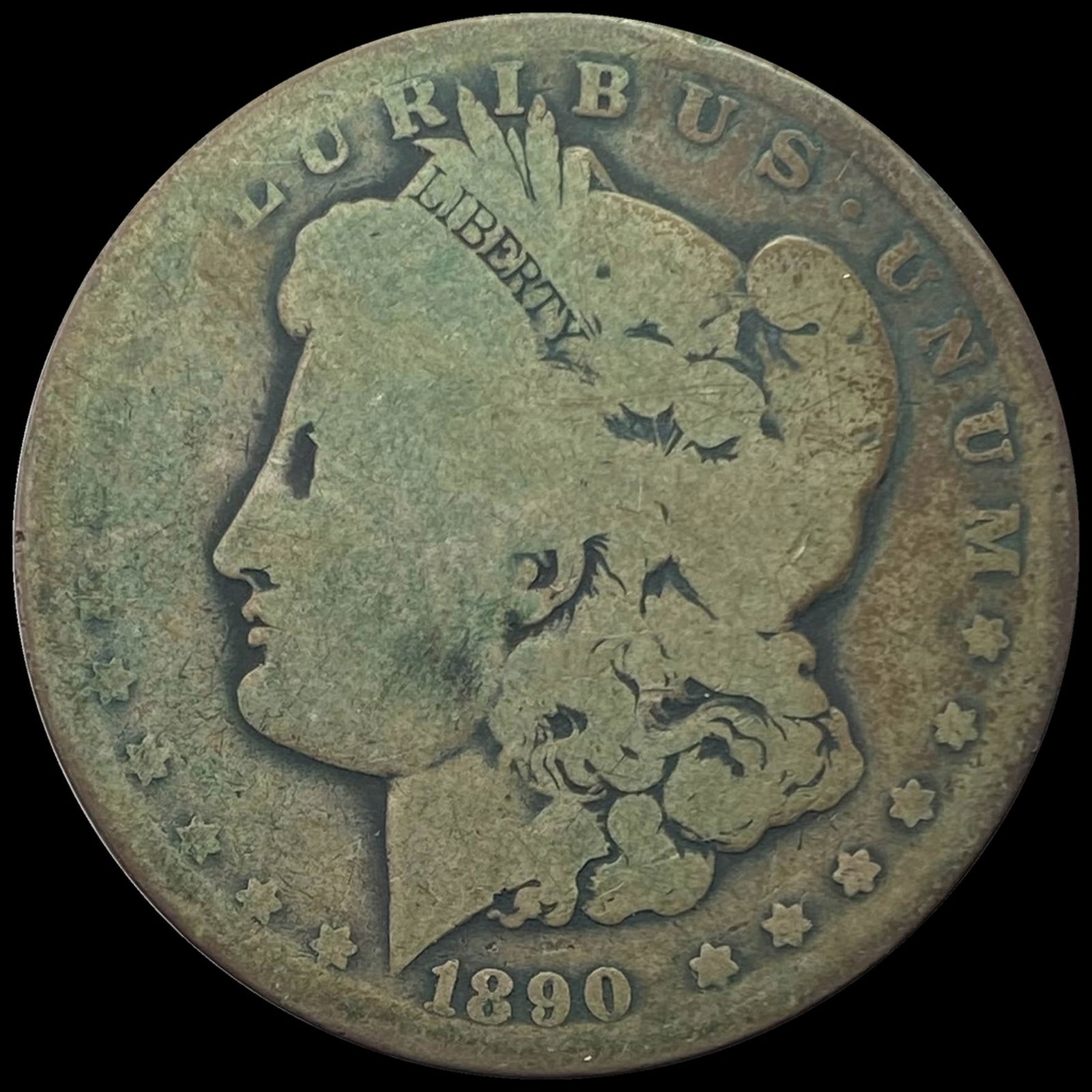 1890-O Morgan Silver Dollar NICELY CIRCULATED (1 of 2)