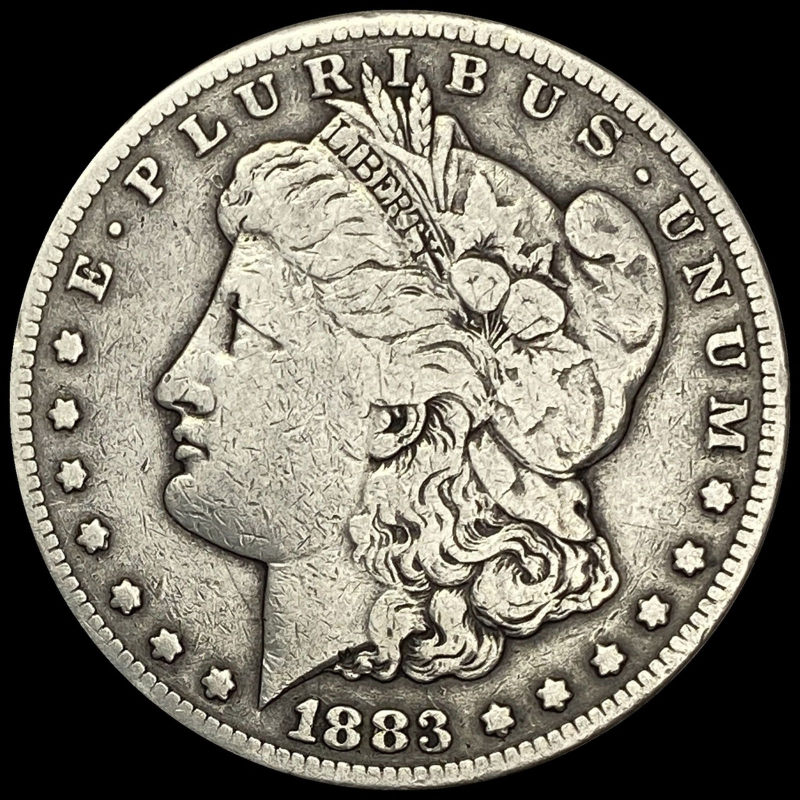1883 Silver Morgan Dollar LIGHTLY CIRCULATED (1 of 2)