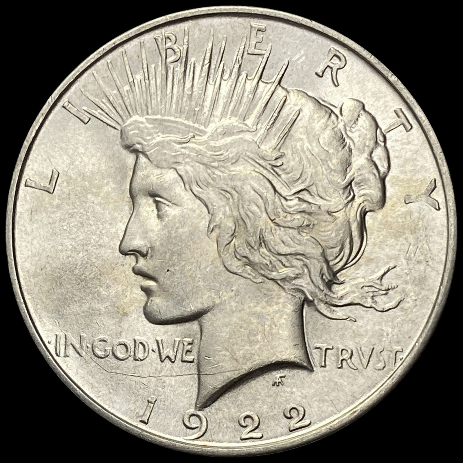 1922 Silver Peace Dollar GEM BU (1 of 2)