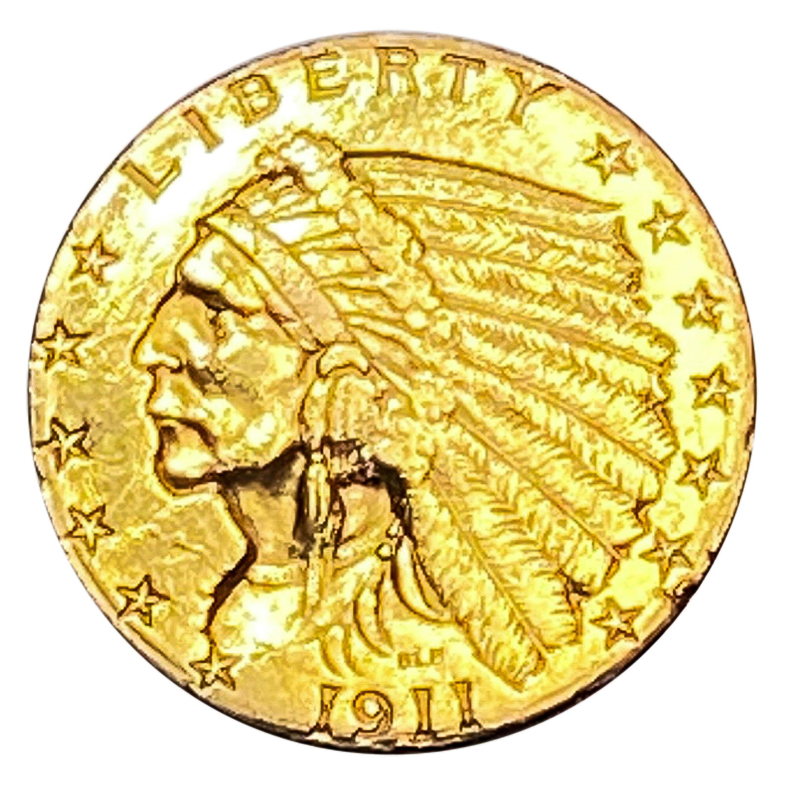 1911 $2.50 Gold Quarter Eagle HIGH GRADE (1 of 2)