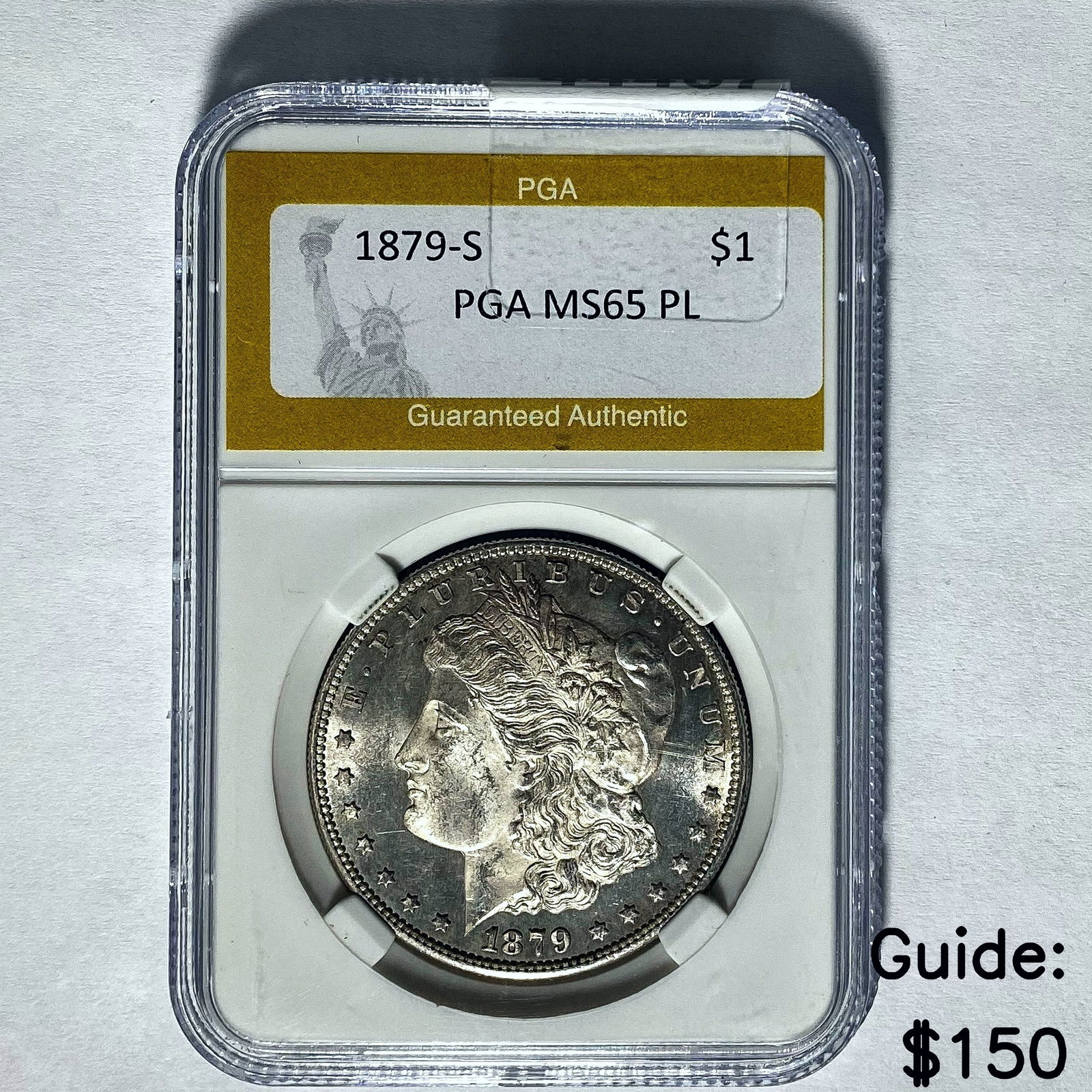 1879-S Morgan Dollar PGA MS65 PL (1 of 2)