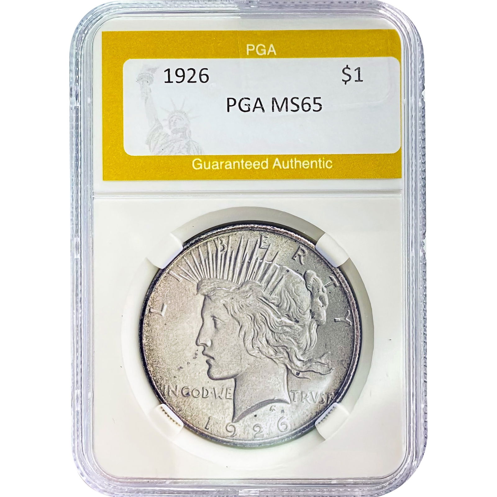 1926 Peace Dollar PGA MS65 (1 of 2)