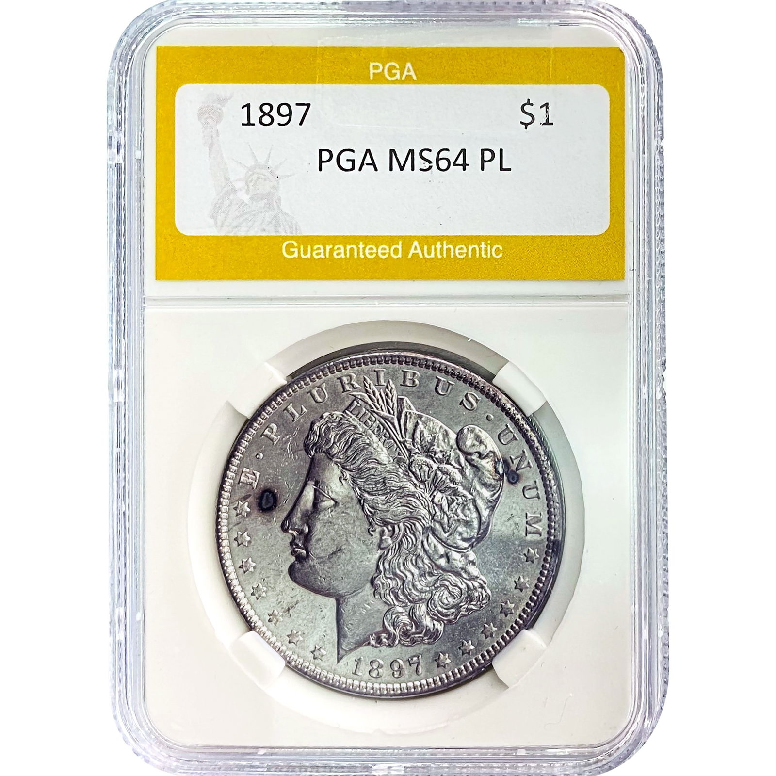 1897 Morgan Silver Dollar PGA MS64 PL (1 of 2)