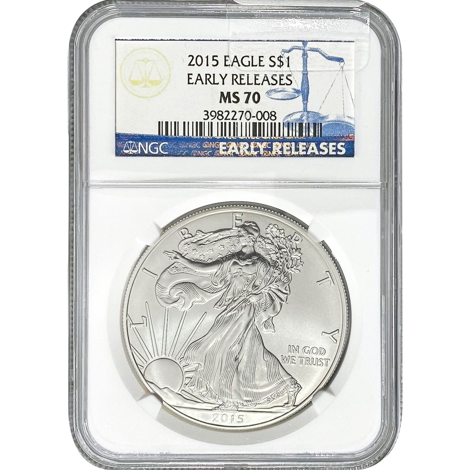 2015 American Silver Eagle NGC MS70 (1 of 2)