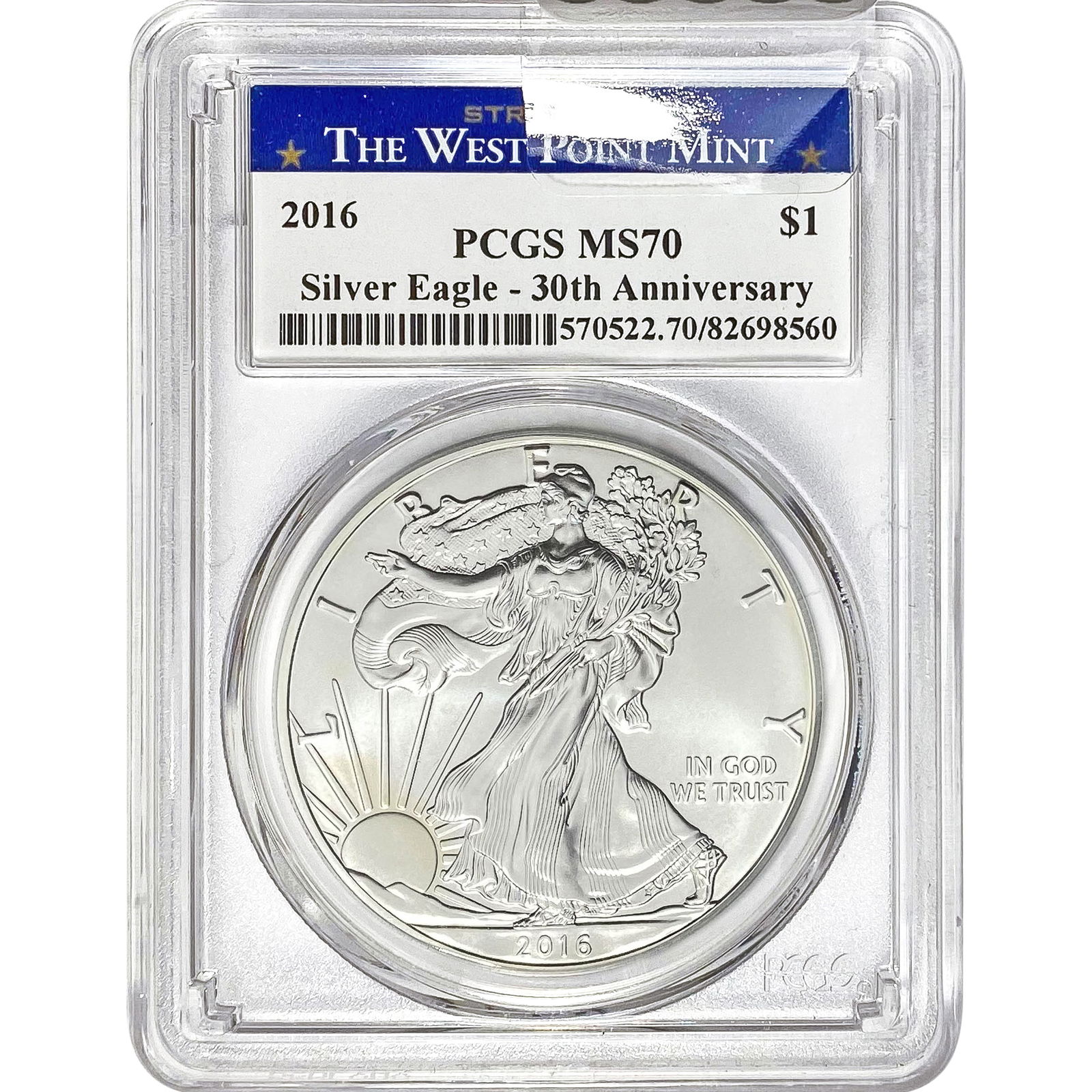 2016 Silver Eagle PCGS MS70 (1 of 2)