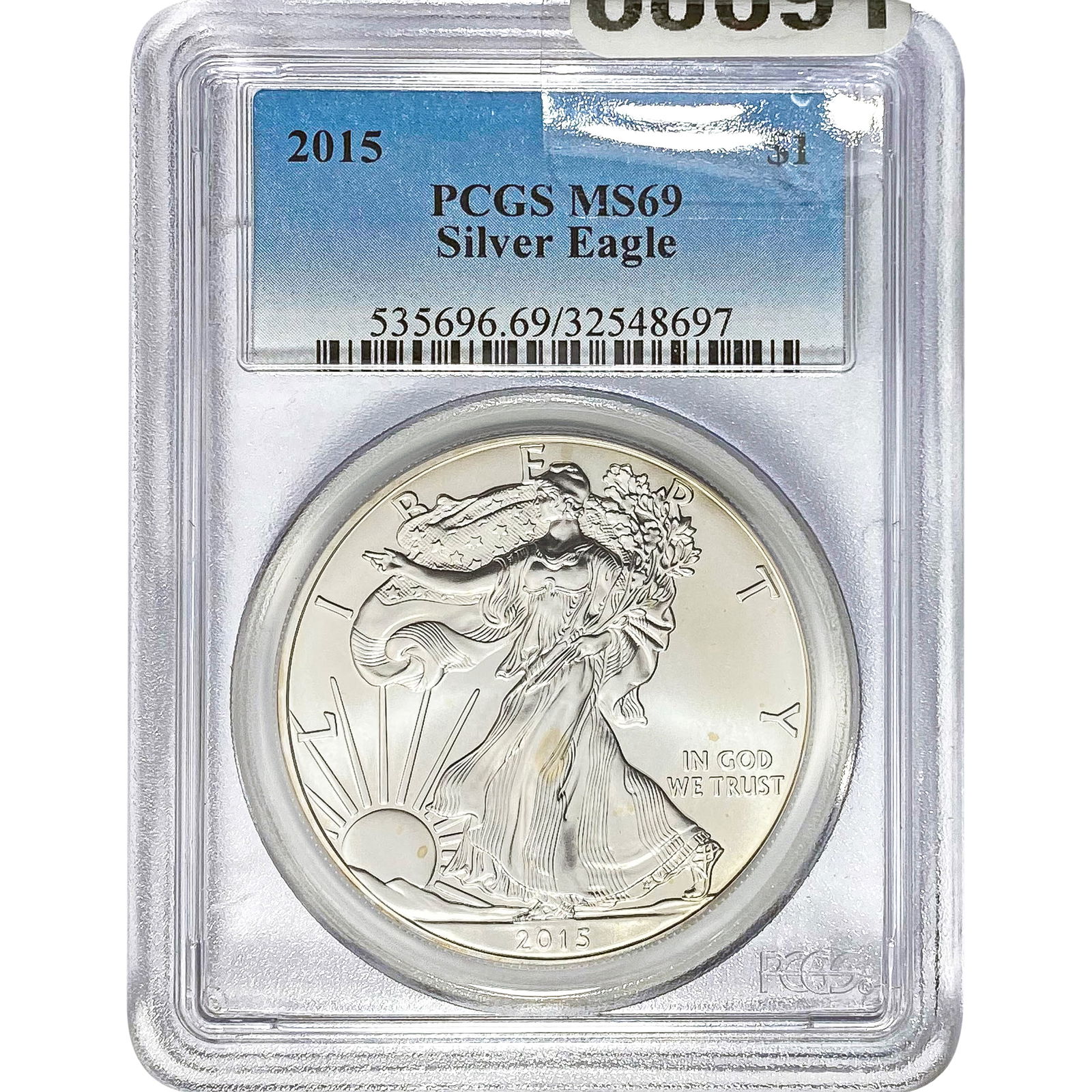 2015 Silver Eagle PCGS MS69 (1 of 2)