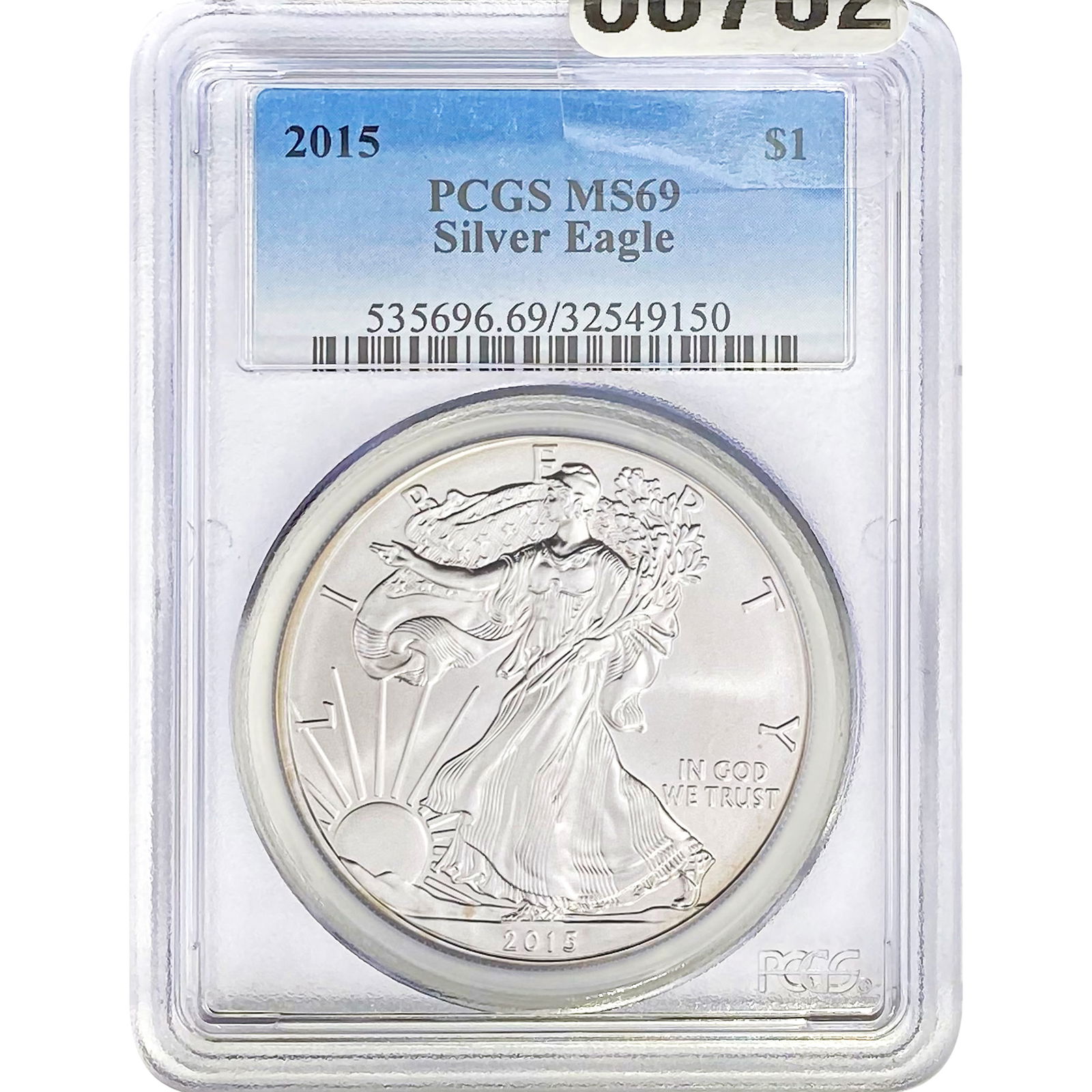 2015 Silver Eagle PCGS MS69 (1 of 2)