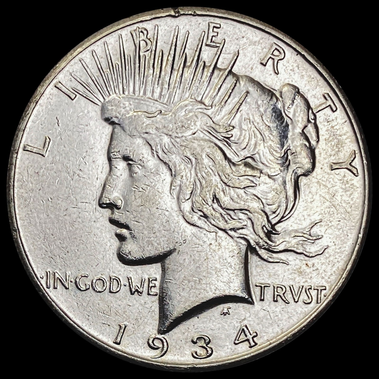 1934-S Peace Dollar CHOICE AU CHOICE AU (1 of 2)
