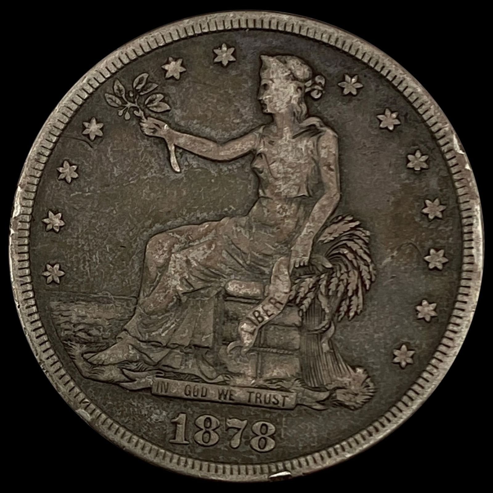 1878-S Trade Dollar LIGHTLY CIRCULATED LIGHTLY CIRCULATED (1 of 2)