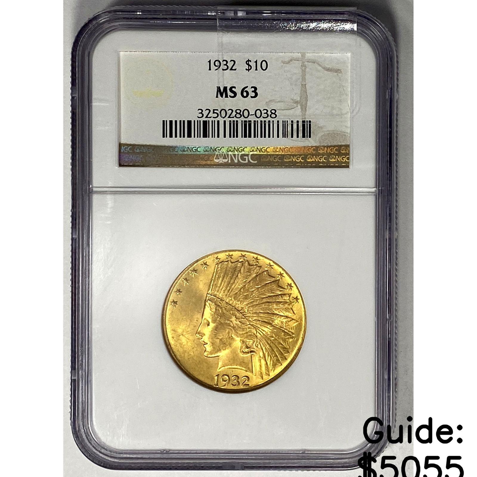 1932 $10 Gold Eagle NGC MS63 (1 of 2)