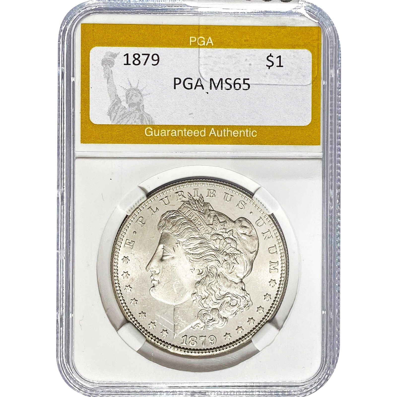 1879 Morgan Silver Dollar PGA MS65 (1 of 2)