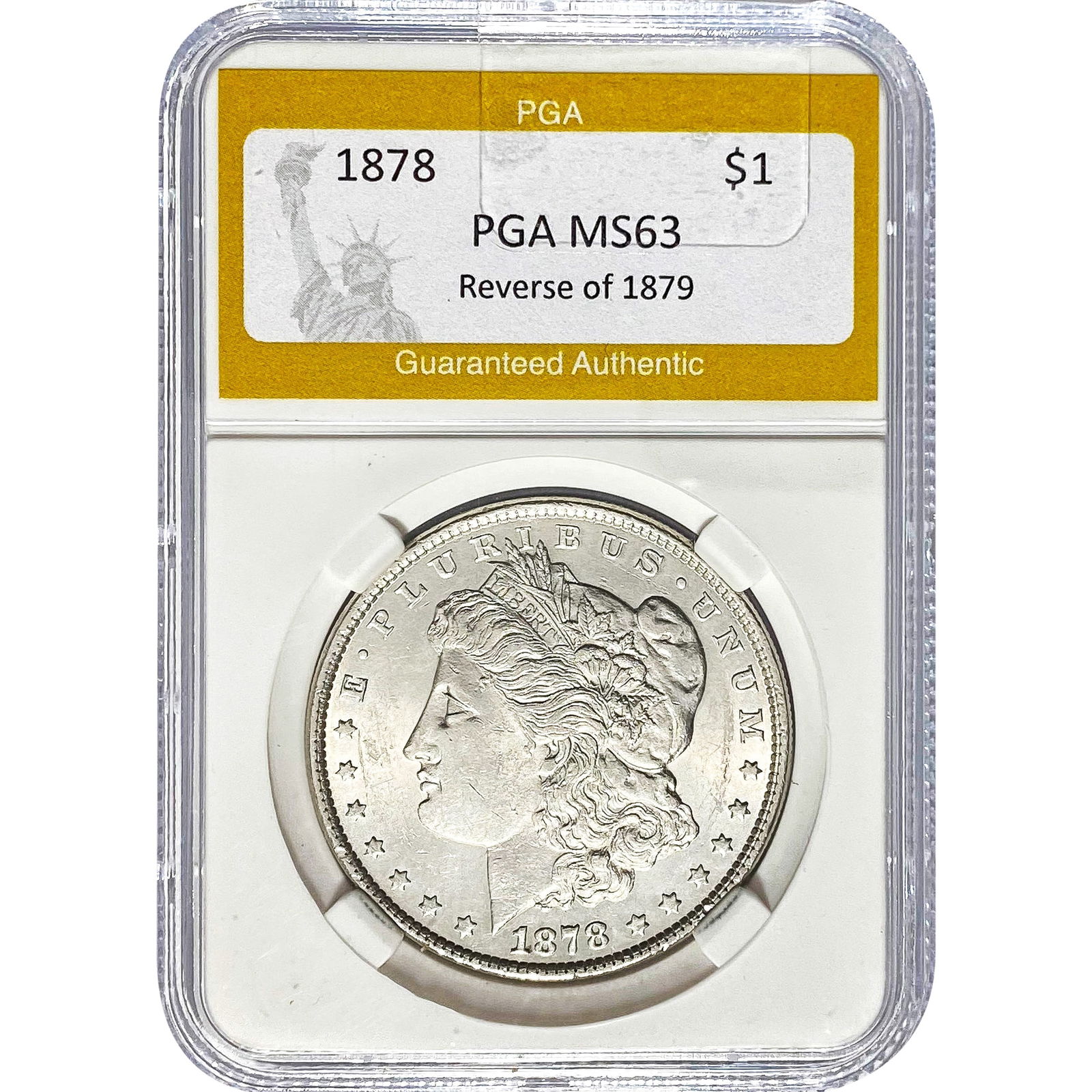 1878 Morgan Silver Dollar PGA MS63 (1 of 2)