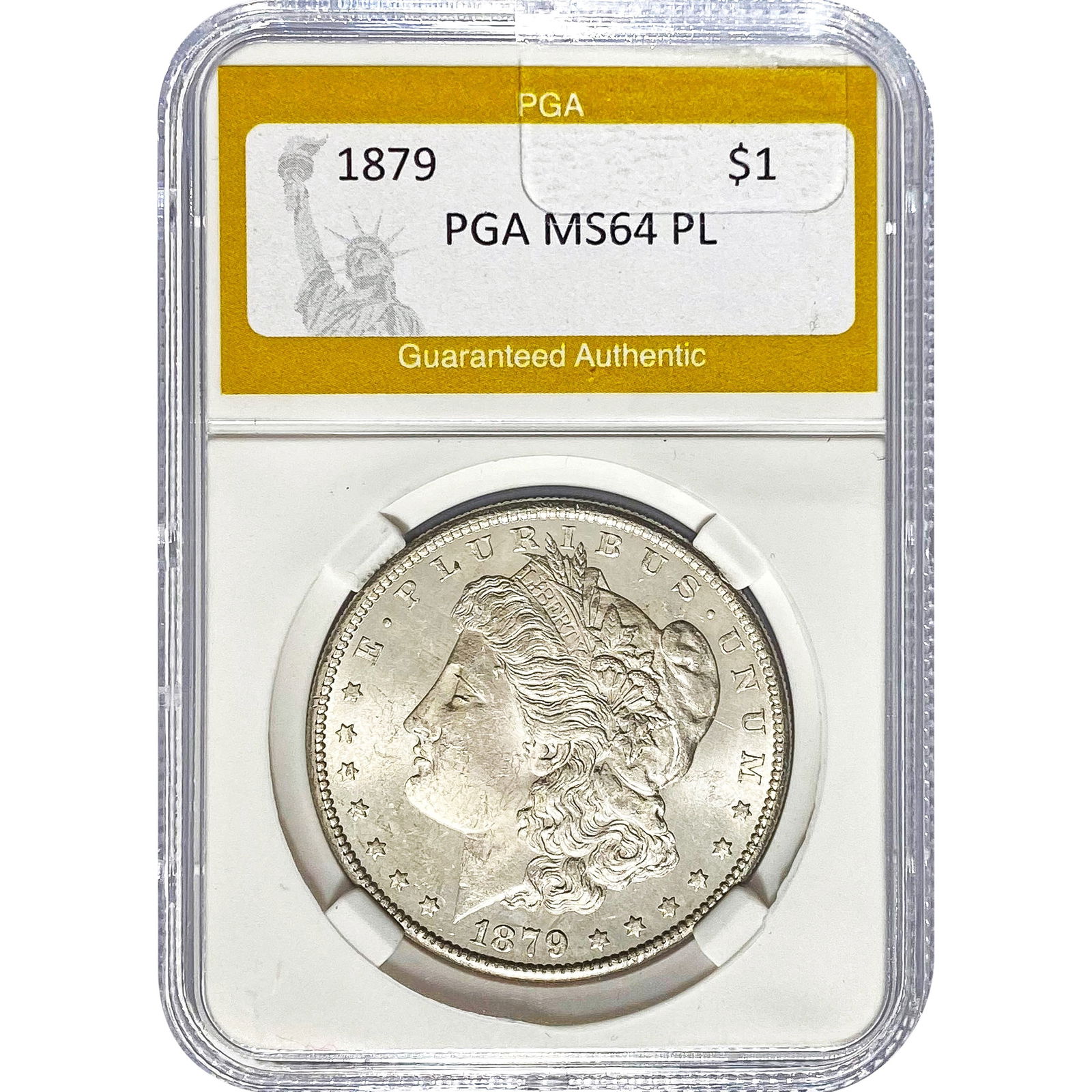 1879 Morgan Silver Dollar PGA MS64 PL (1 of 2)