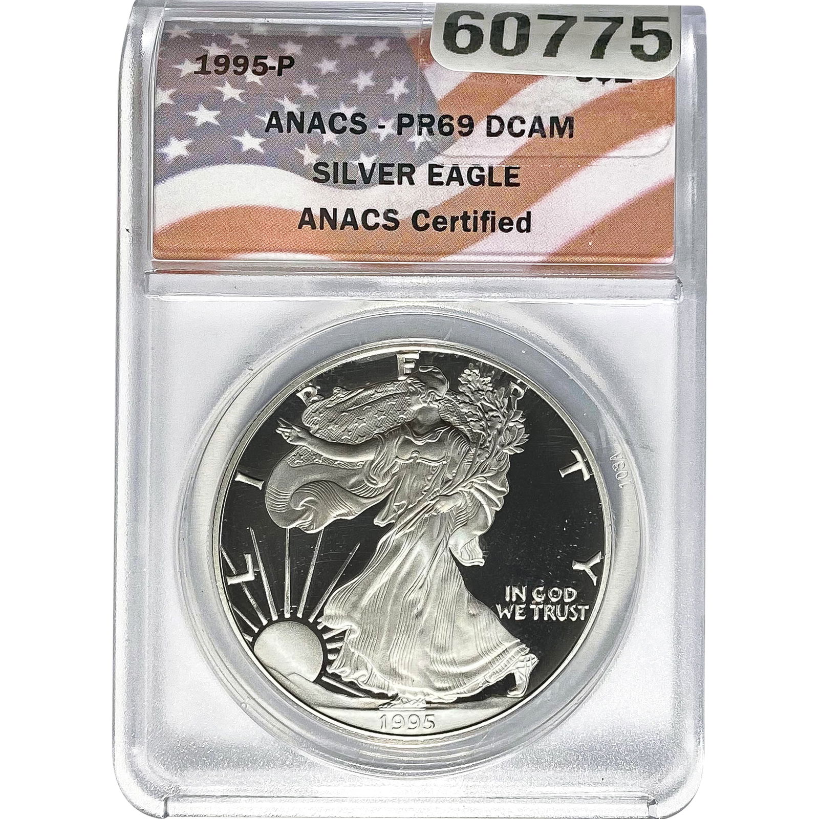 1995-P Silver Eagle ANACS PR69 DCAM (1 of 2)