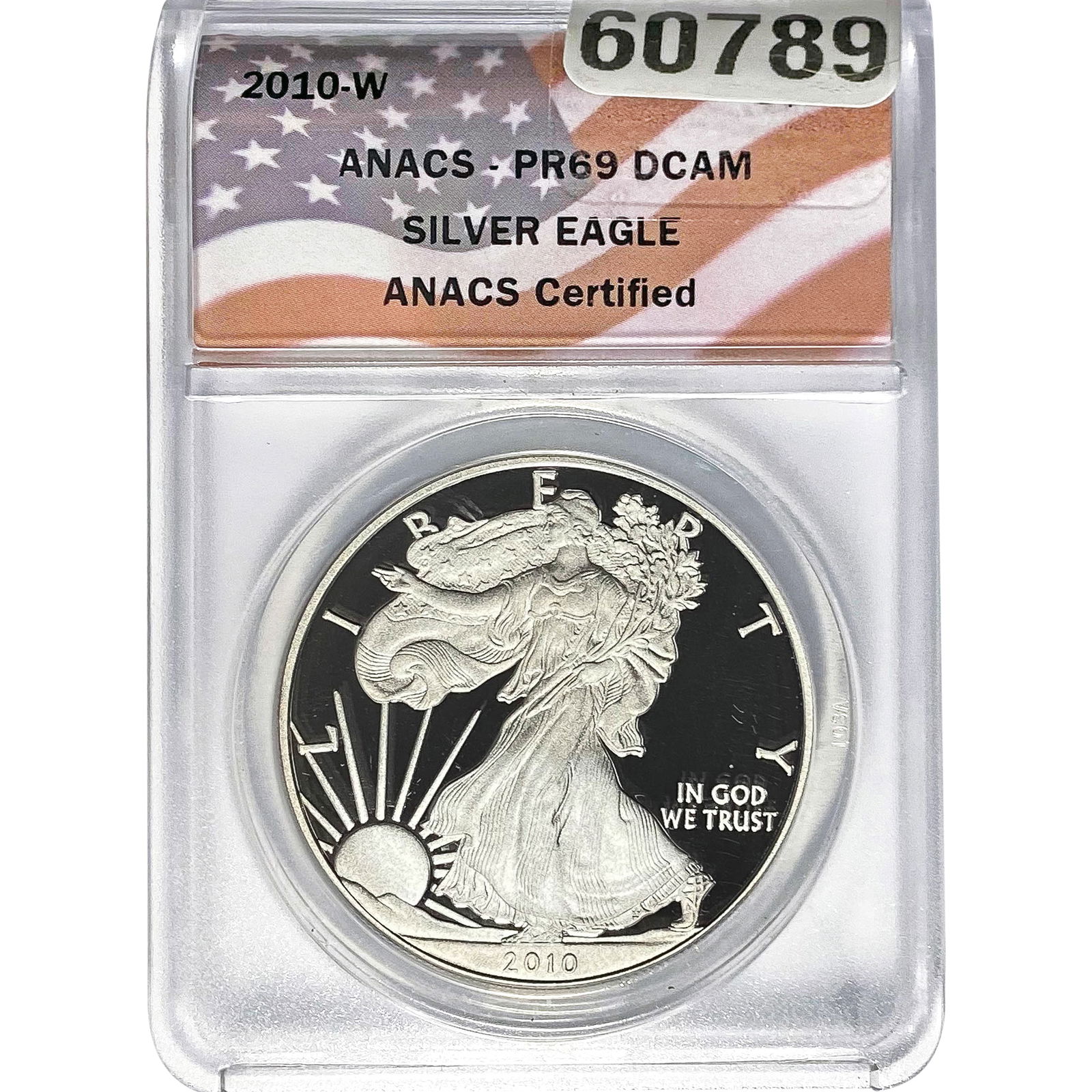 2010-W Silver Eagle ANACS PR69 DCAM (1 of 2)