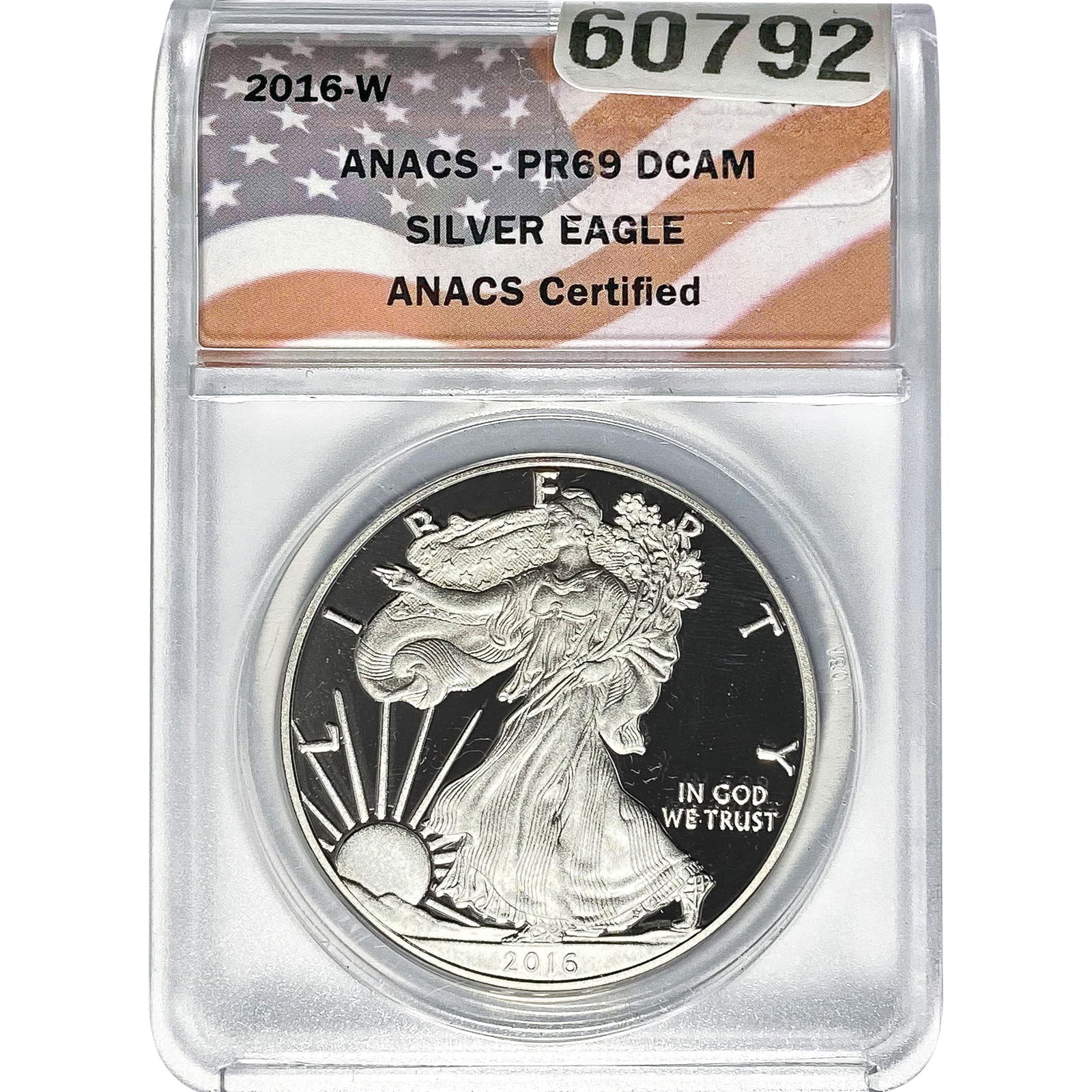 2016-W Silver Eagle ANACS PR69 DCAM (1 of 2)
