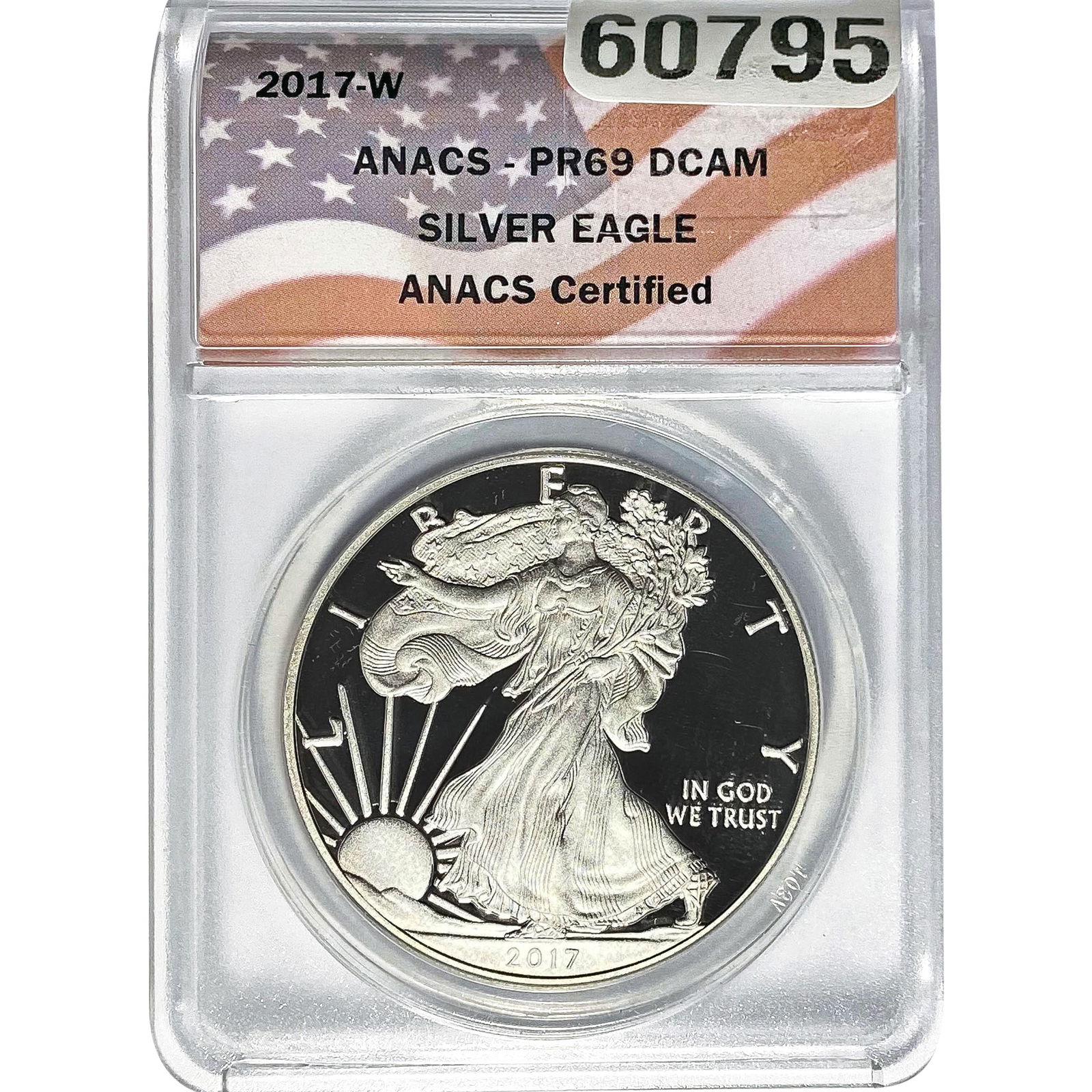 2017-W Silver Eagle ANACS PR69 DCAM (1 of 2)
