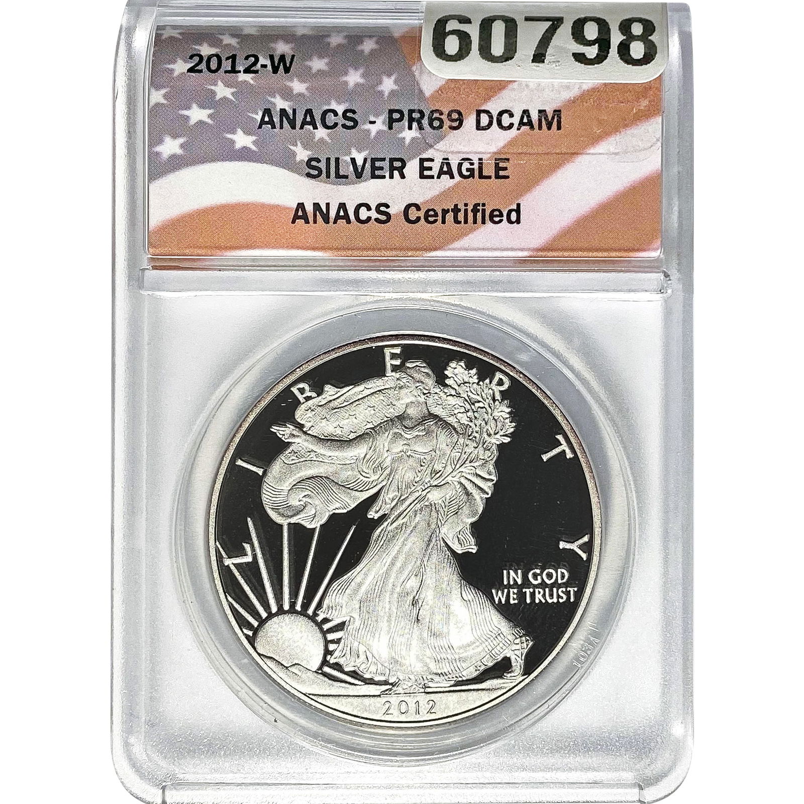 2012-W Silver Eagle ANACS PR69 DCAM (1 of 2)