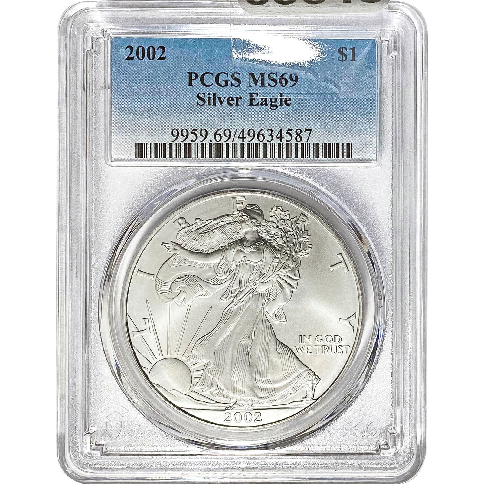 2002 $1 Silver Eagle PCGS MS69 (1 of 2)