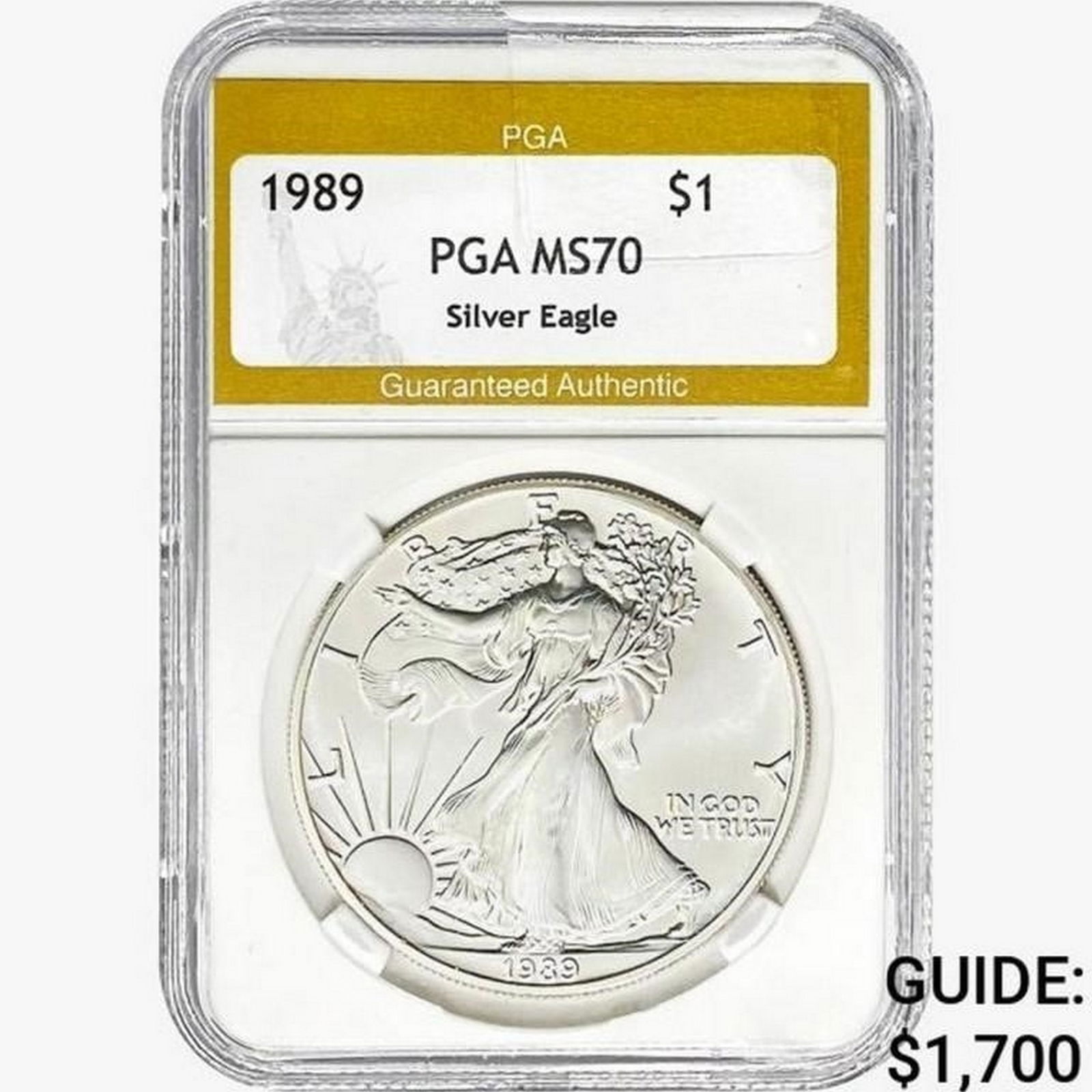 1989 American Silver Eagle PGA MS70 (1 of 2)