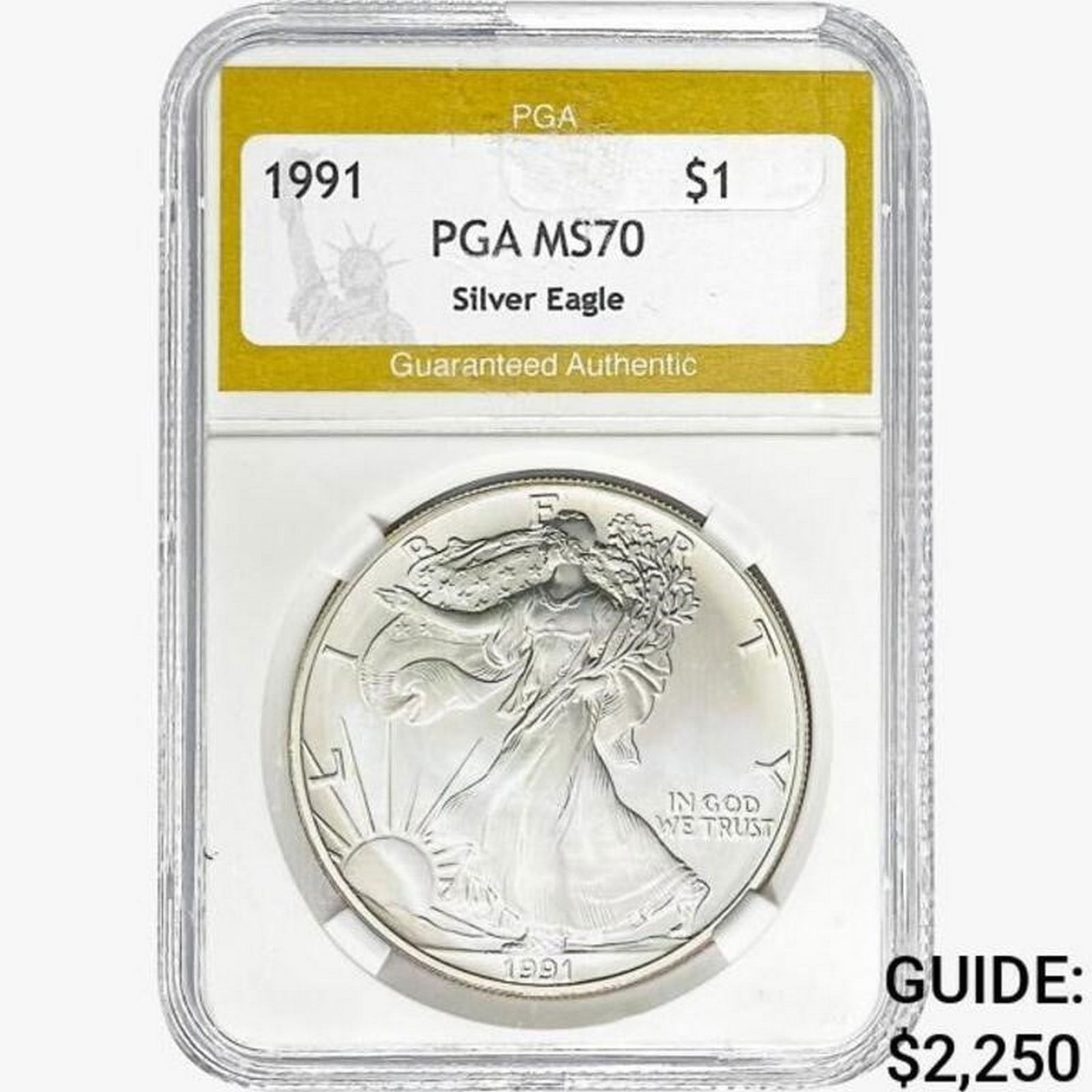 1991 American Silver Eagle PGA MS70 (1 of 2)