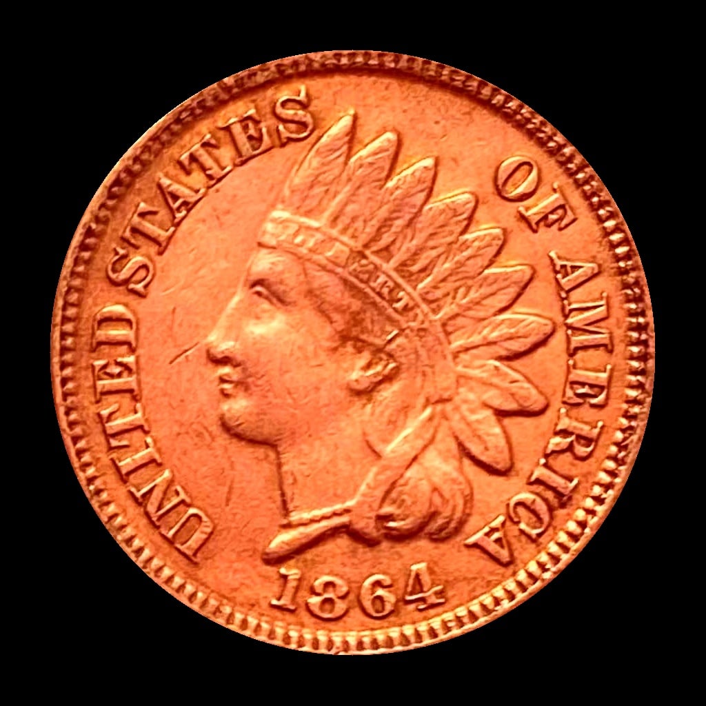 1864 Indian Head Cent CHOICE AU (1 of 2)