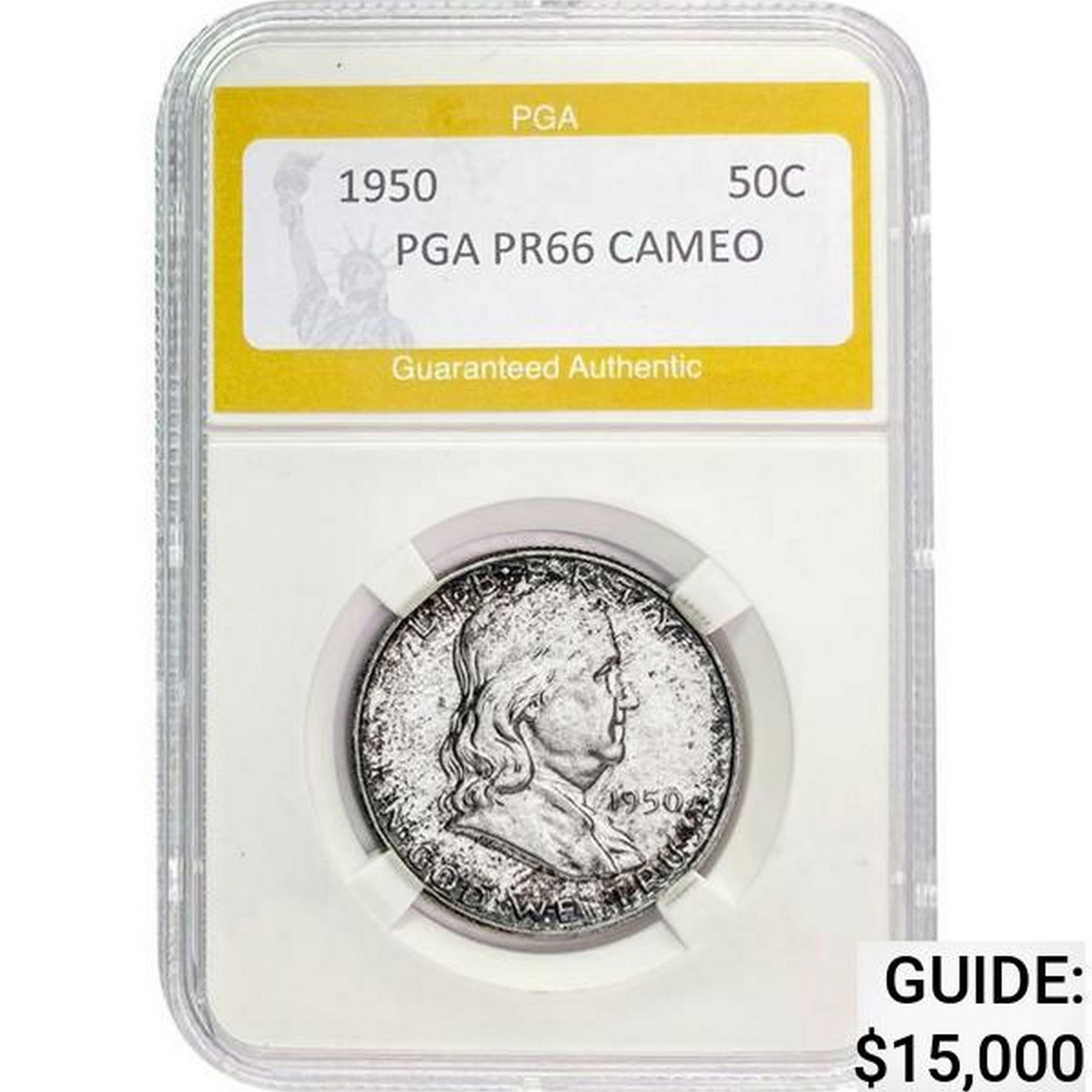 1950 Franklin Half Dollar PGA PR66 CAMEO PR66 (1 of 2)