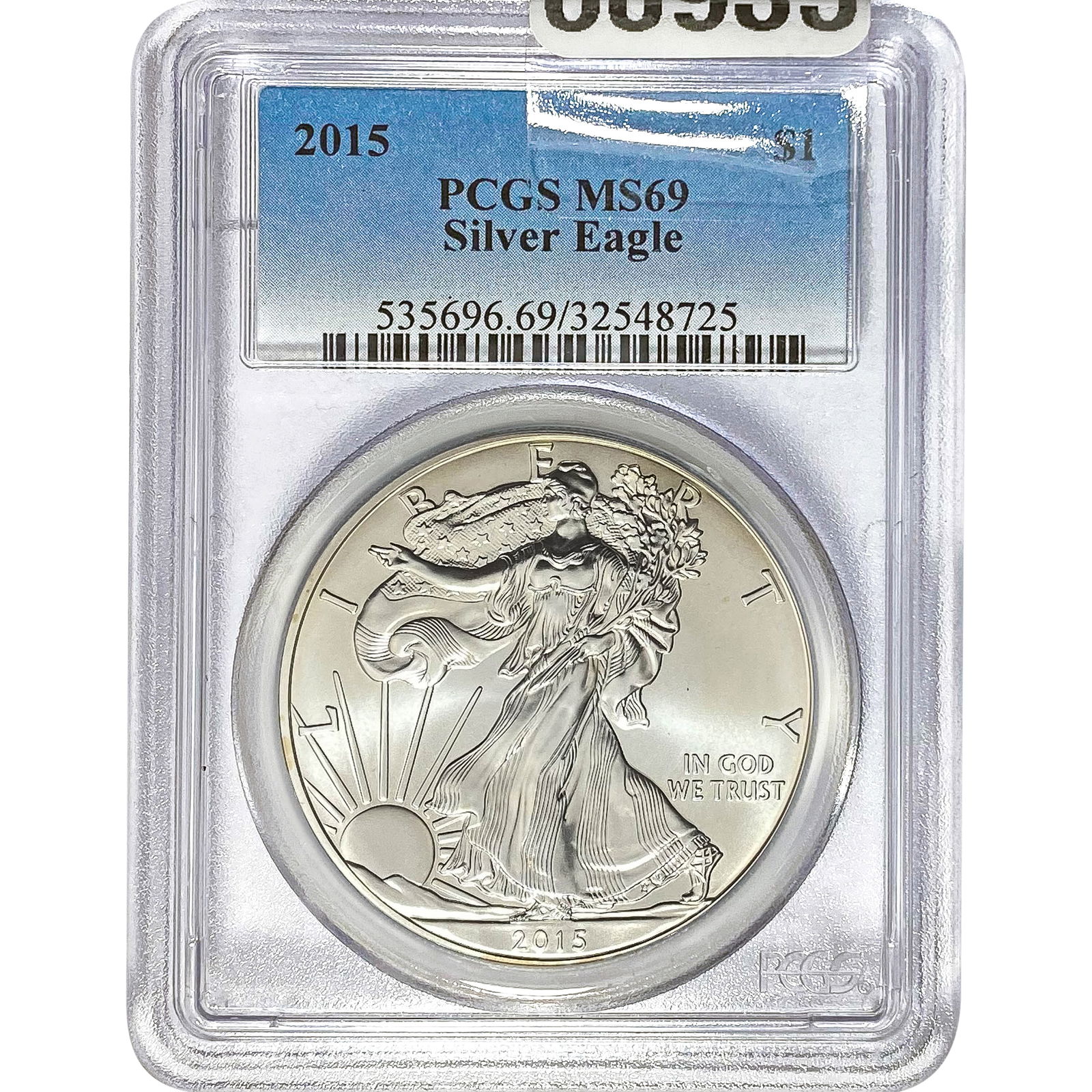 2015 Silver Eagle PCGS MS69 (1 of 2)