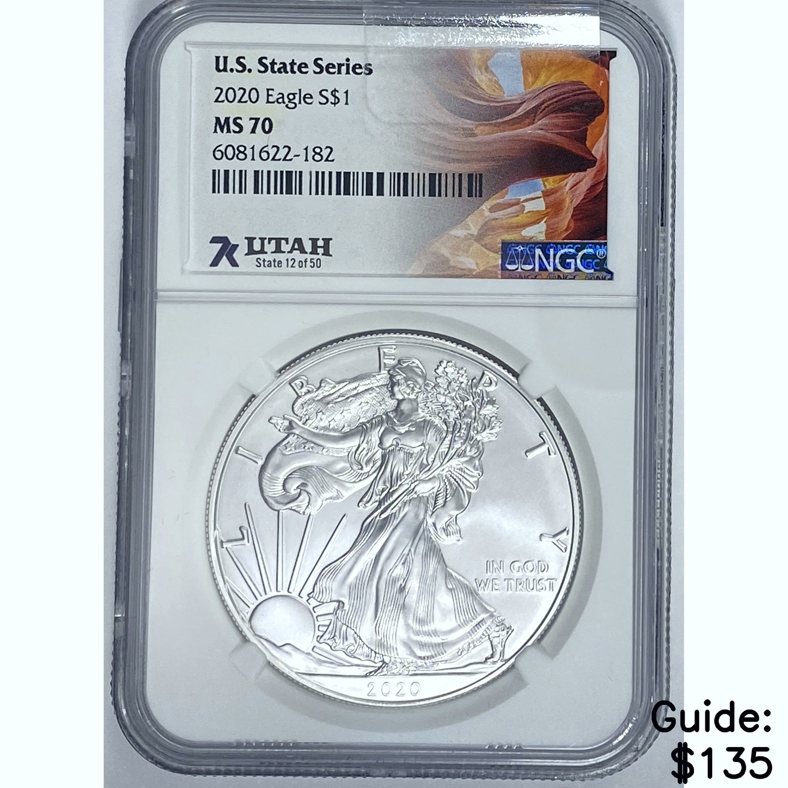 2020 Silver Eagle NGC MS70 (1 of 2)