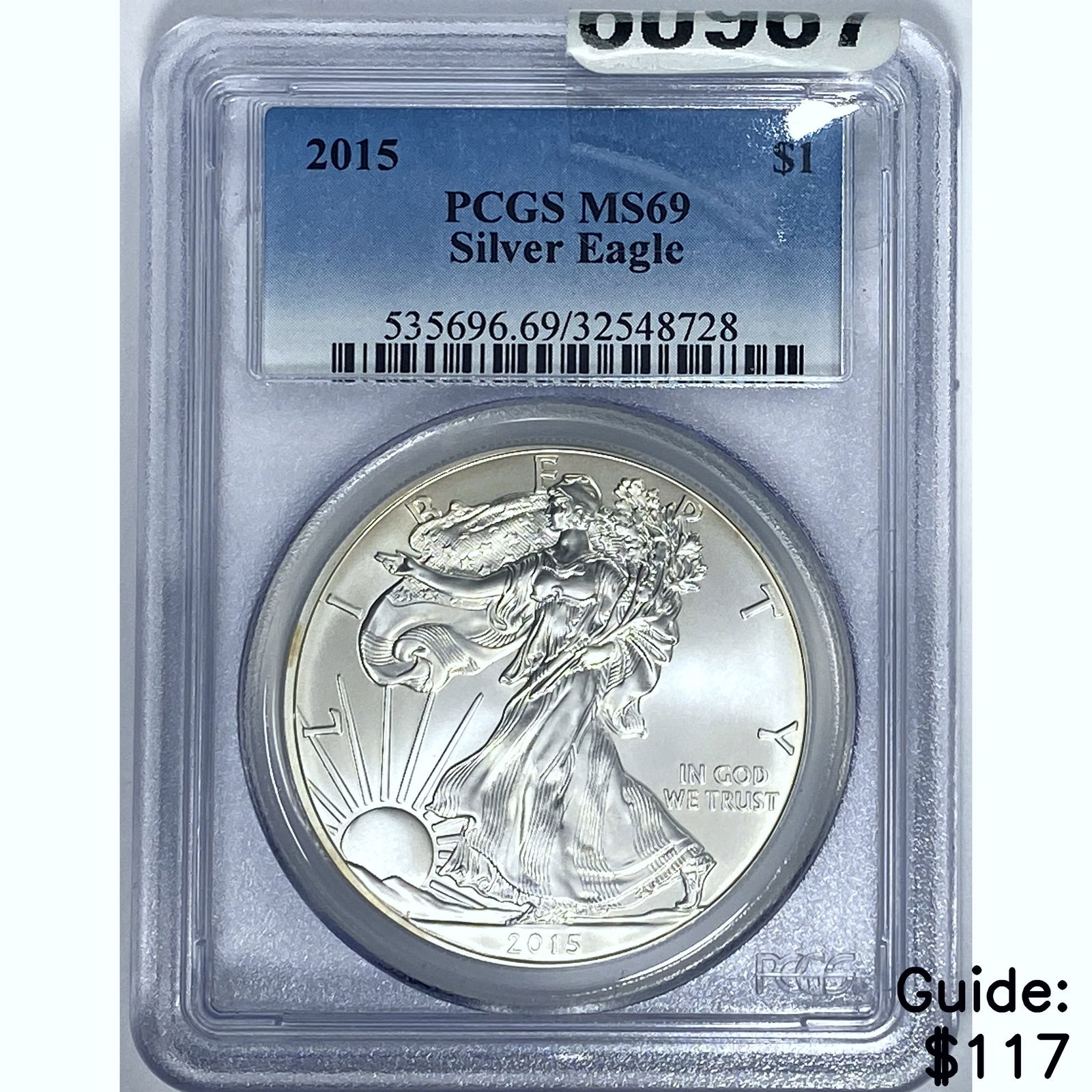 2015 Silver Eagle PCGS MS69 (1 of 2)