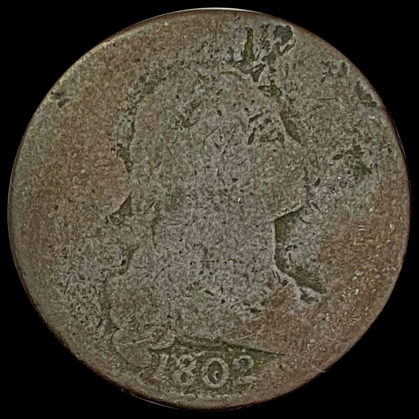 1802 Draped Bust Large Cent NICELY CIRCULATED (1 of 2)
