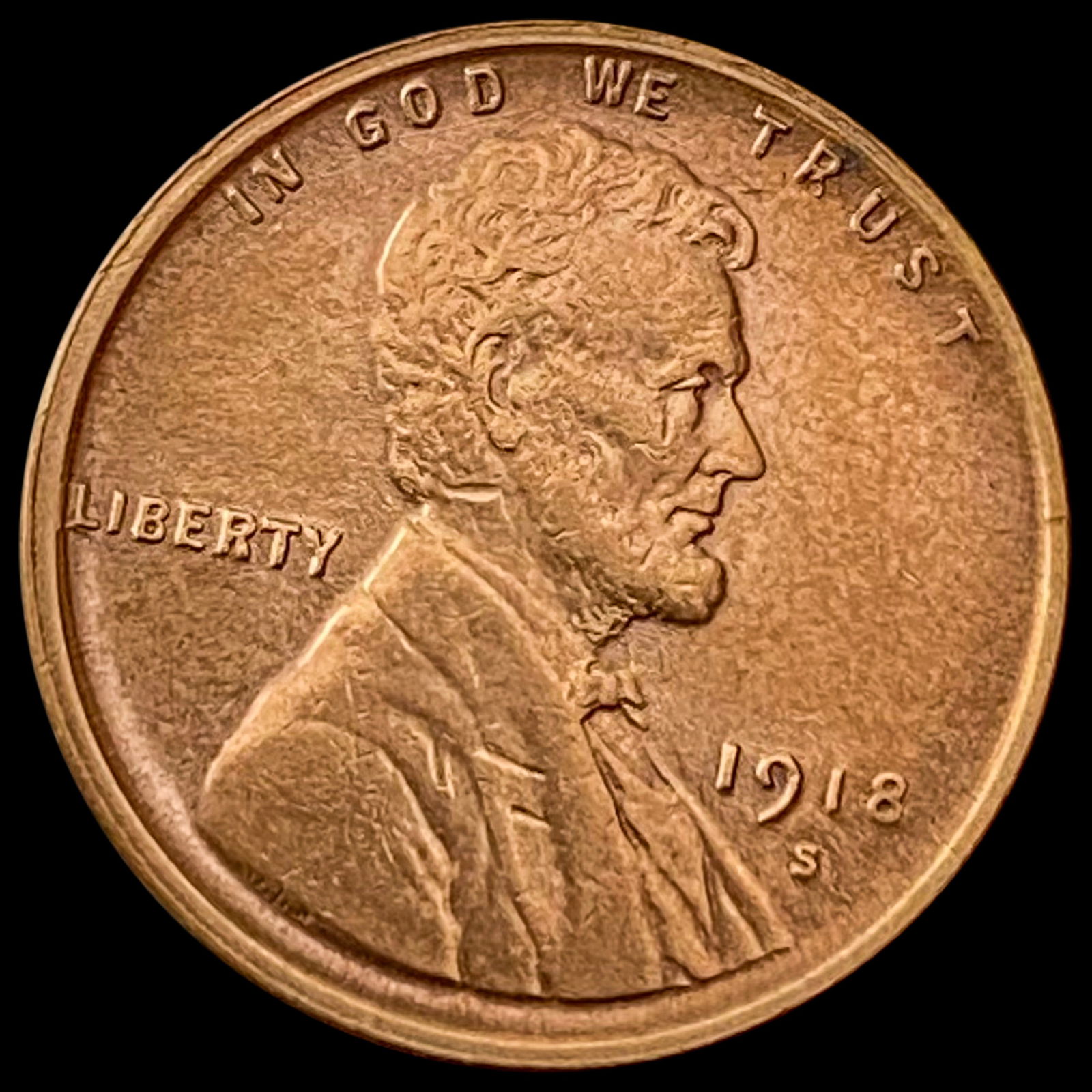 1918-S Lincoln Wheat Cent UNCIRCULATED (1 of 2)