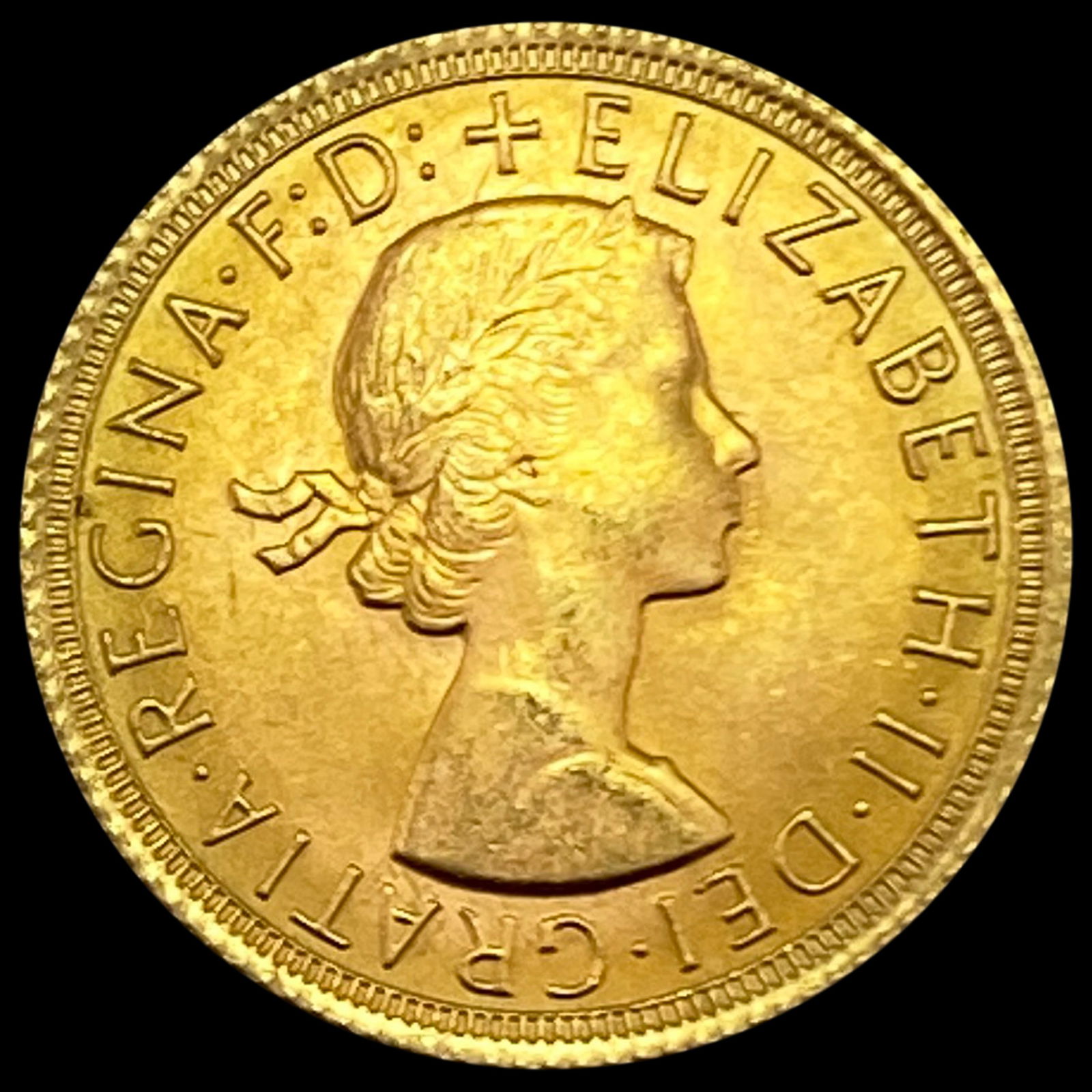 1968 UK Gold Sovereign AGW.2355oz GEM BU: 1968 UK Gold Sovereign AGW.2355oz GEM BU