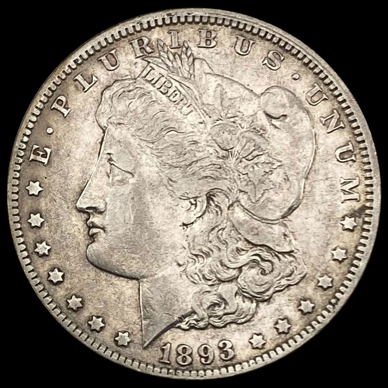 1893-O Morgan Silver Dollar NEARLY UNCIRCULATED (1 of 2)